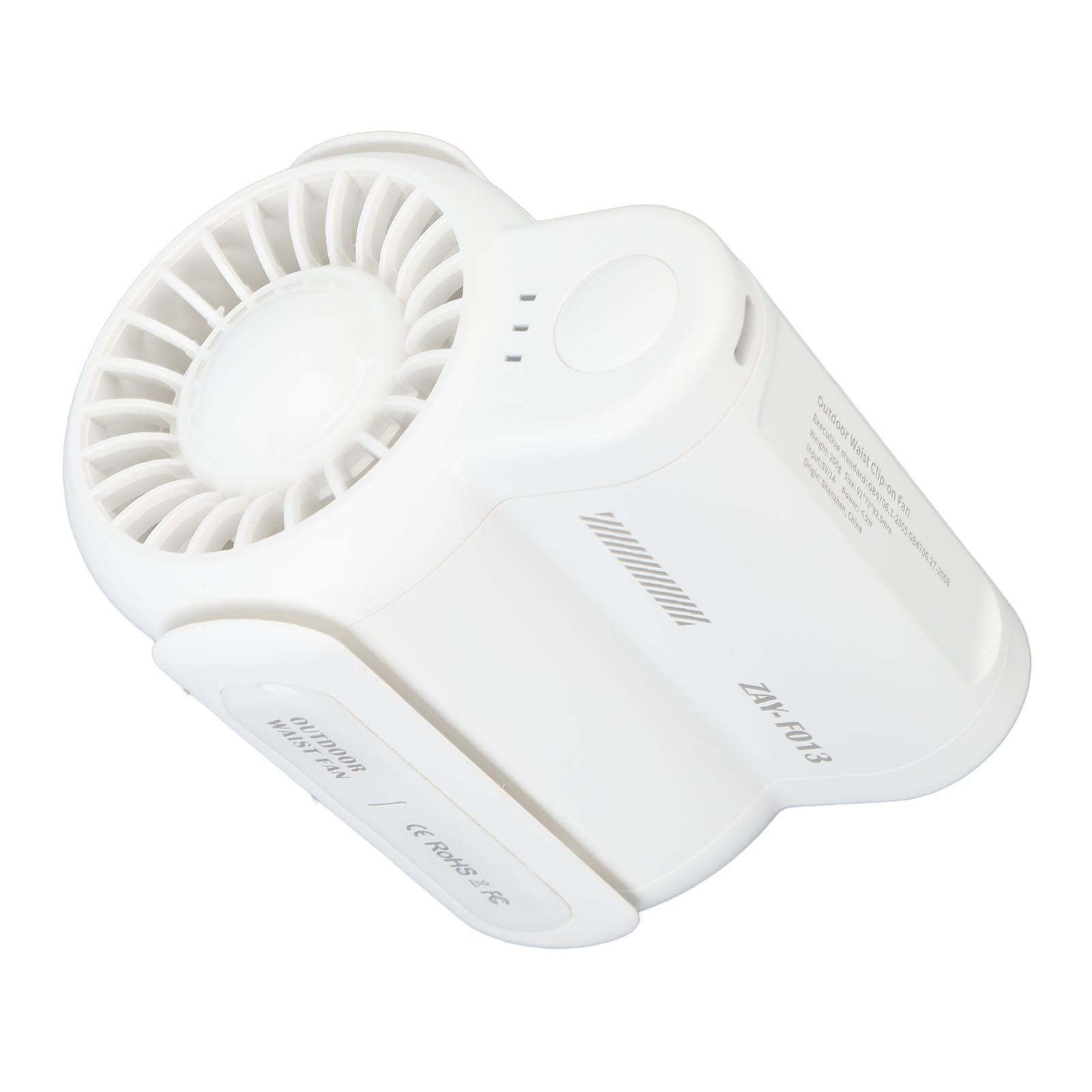 4500-mah-gürtelventilator Mit Großer Kapazität Und Einstellbarer Geschwindigkeit, Tragbar Und Leistungsstark, Am Gürtel Zu Tragen, Ideal Zum Angeln Unterwegs