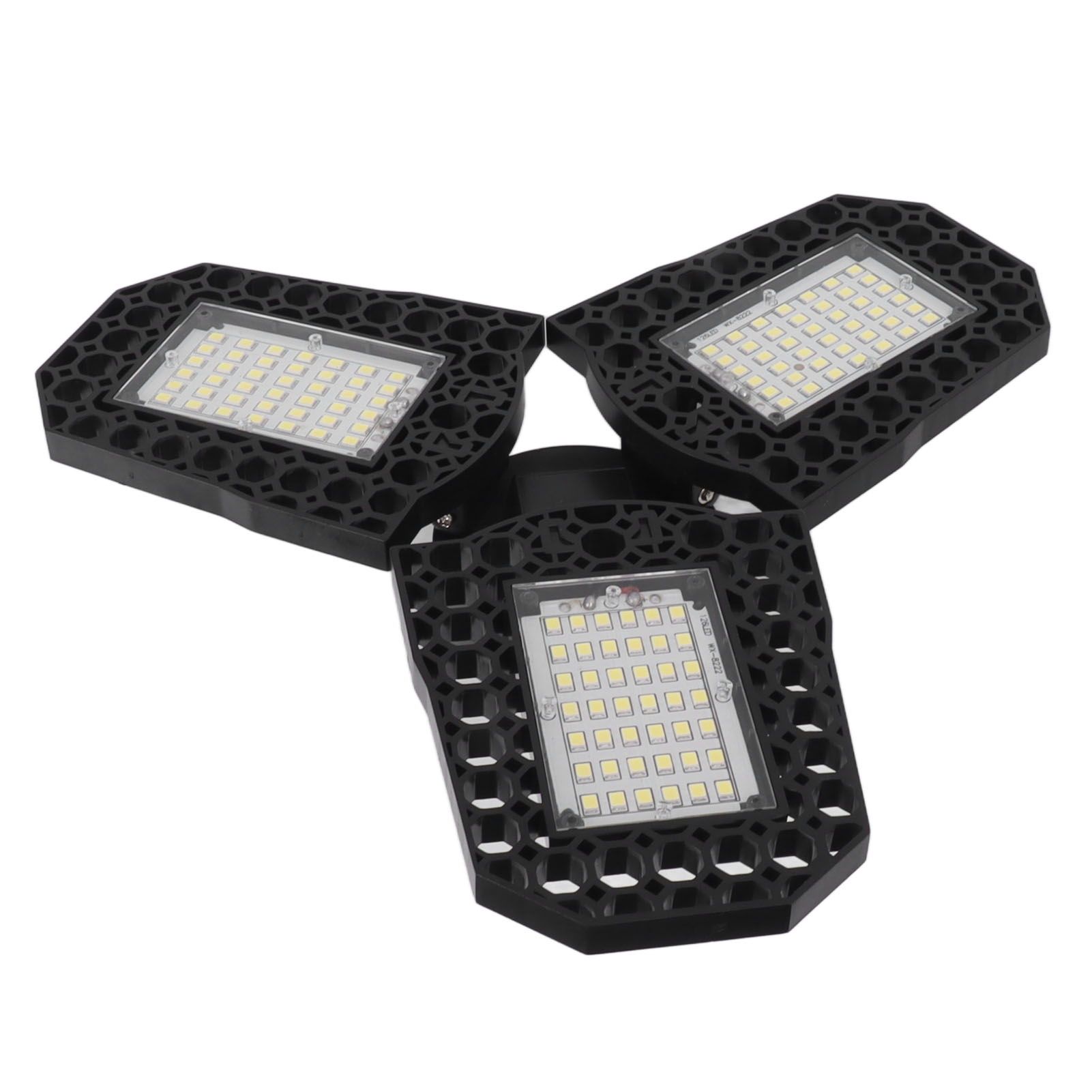E27 Led-deckenleuchte, 60 W Grubenlampe, Dreiteilig, Faltbar, Verformbar, Garage, Lagerhalle, Fabrik, 85–265 V