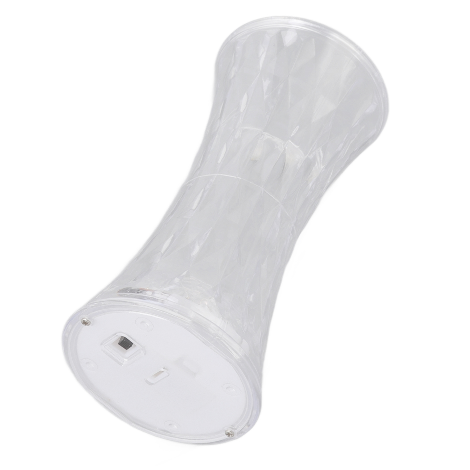 Moderne, Transparente Kristall-tischlampe Mit Augenschutz, Mini-nachtlicht Für Schlafzimmer, Gelb
