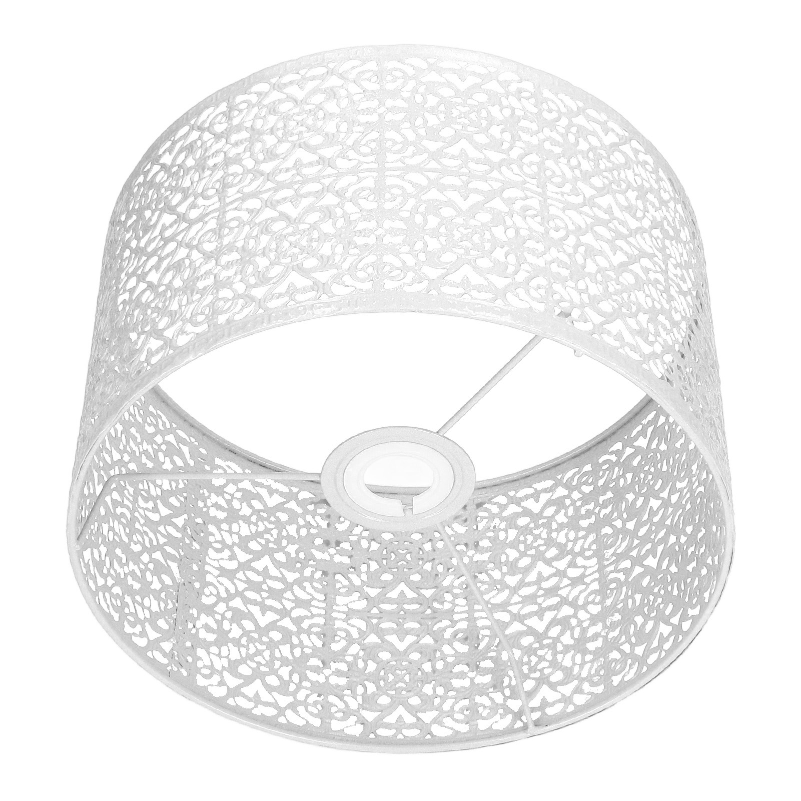 Hohlmetall-lampenschirm E27/e14, Universell Einsetzbar, Gute Wärmeableitung, Elegante Lampenabdeckung, Weiß