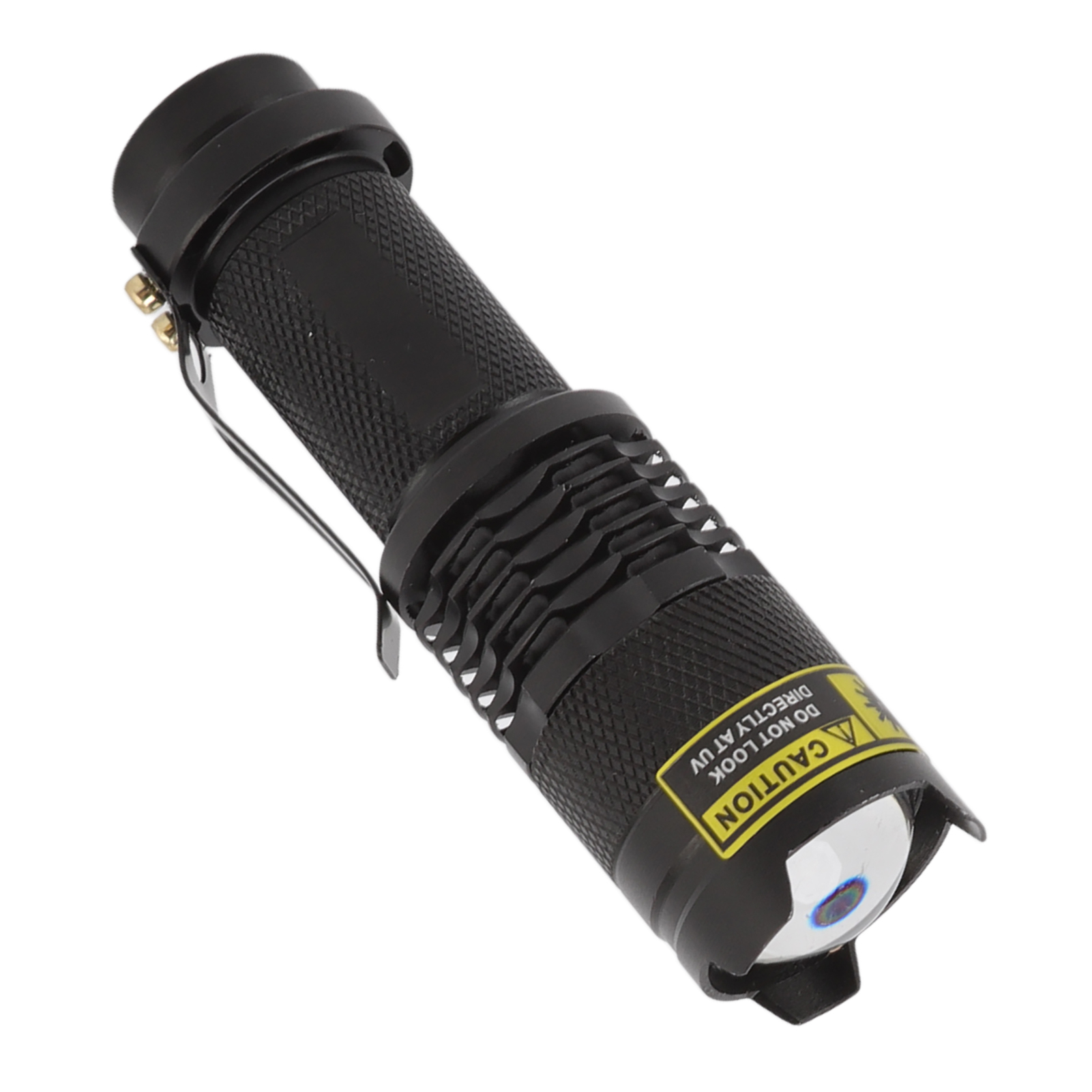 Wasserdichte, Batteriebetriebene Und Stoßfeste Uv-taschenlampe Aus Aluminium (365 Nm) Mit Katzenurin-detektor