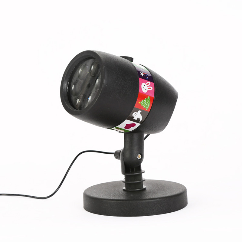 Led-garten- Und Terrassenlichtprojektor, Wasserdicht (ip44), Mit Schneefall-effekt, Eu-stecker