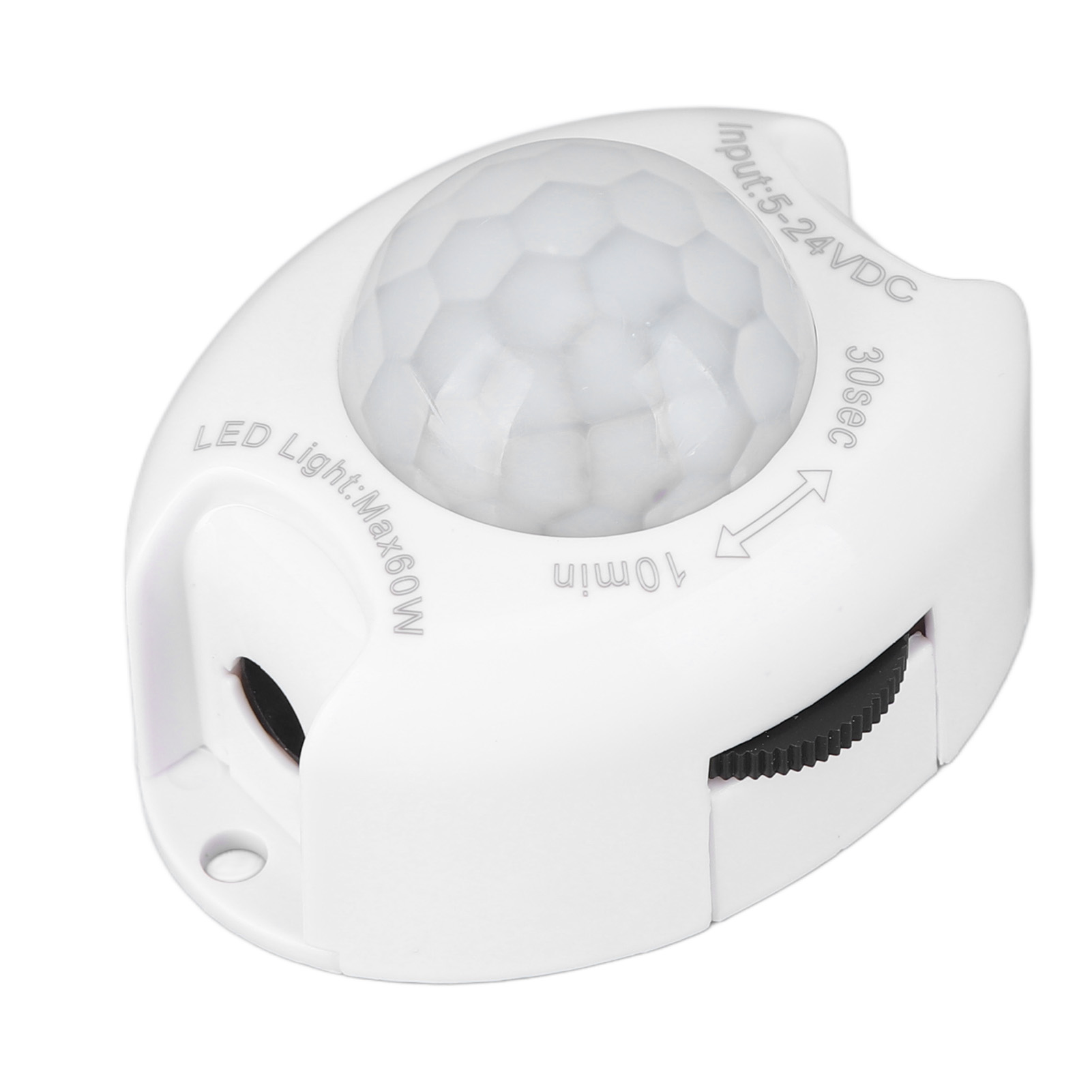 Infrarot-detektorschalter Mit Dc-stecker, Induktiv, Mit Einstellbarem Led-lichtstreifen, 5–24 V, 60 W
