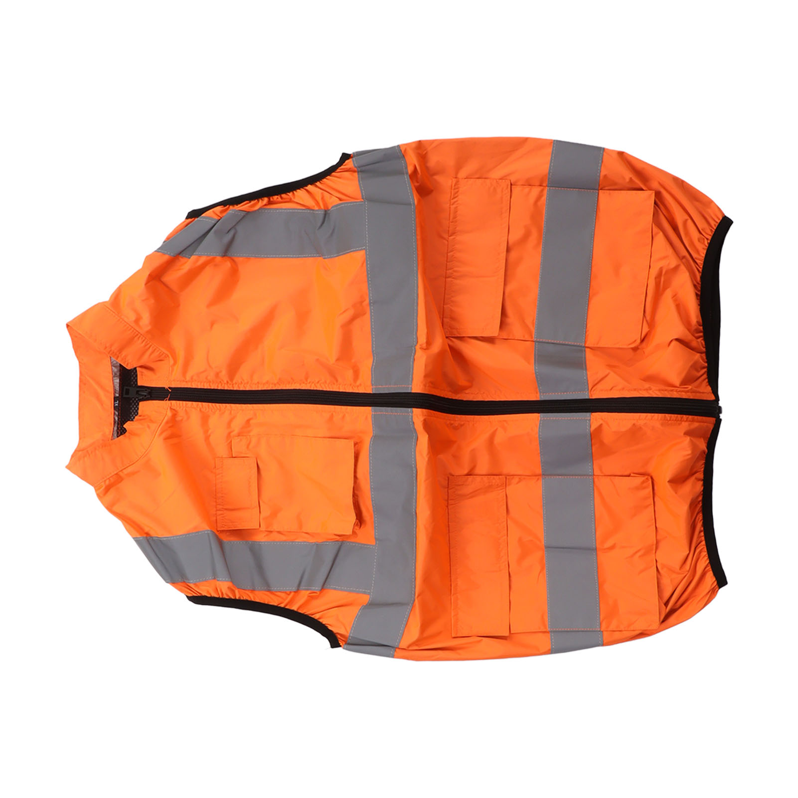 Kühlweste, Sommer, Mit Ventilator, Klimaanlage, Reflektorstreifen, Wiederaufladbar, Für Die Arbeit, 5 V, Fluoreszierendes Orange, Xxl