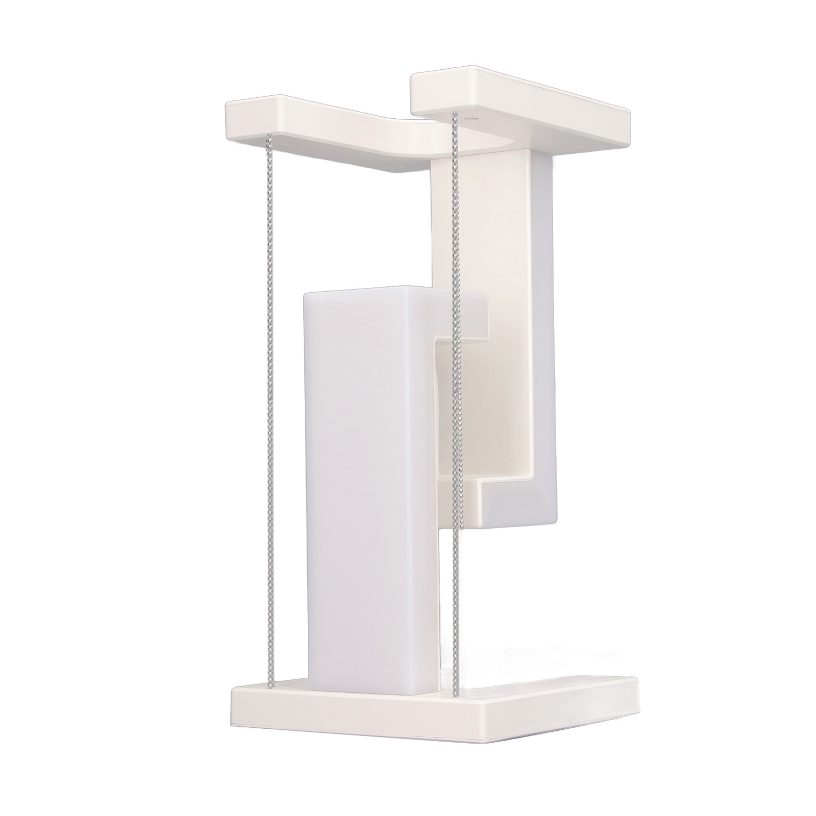 Magnetische Schwebetischlampe, 3 Helligkeitsstufen, Touch-steuerung, Led-schreibtischlampe Für Schlafzimmer, Büro, Zuhause, Dekoration, Geschenk, Weiß