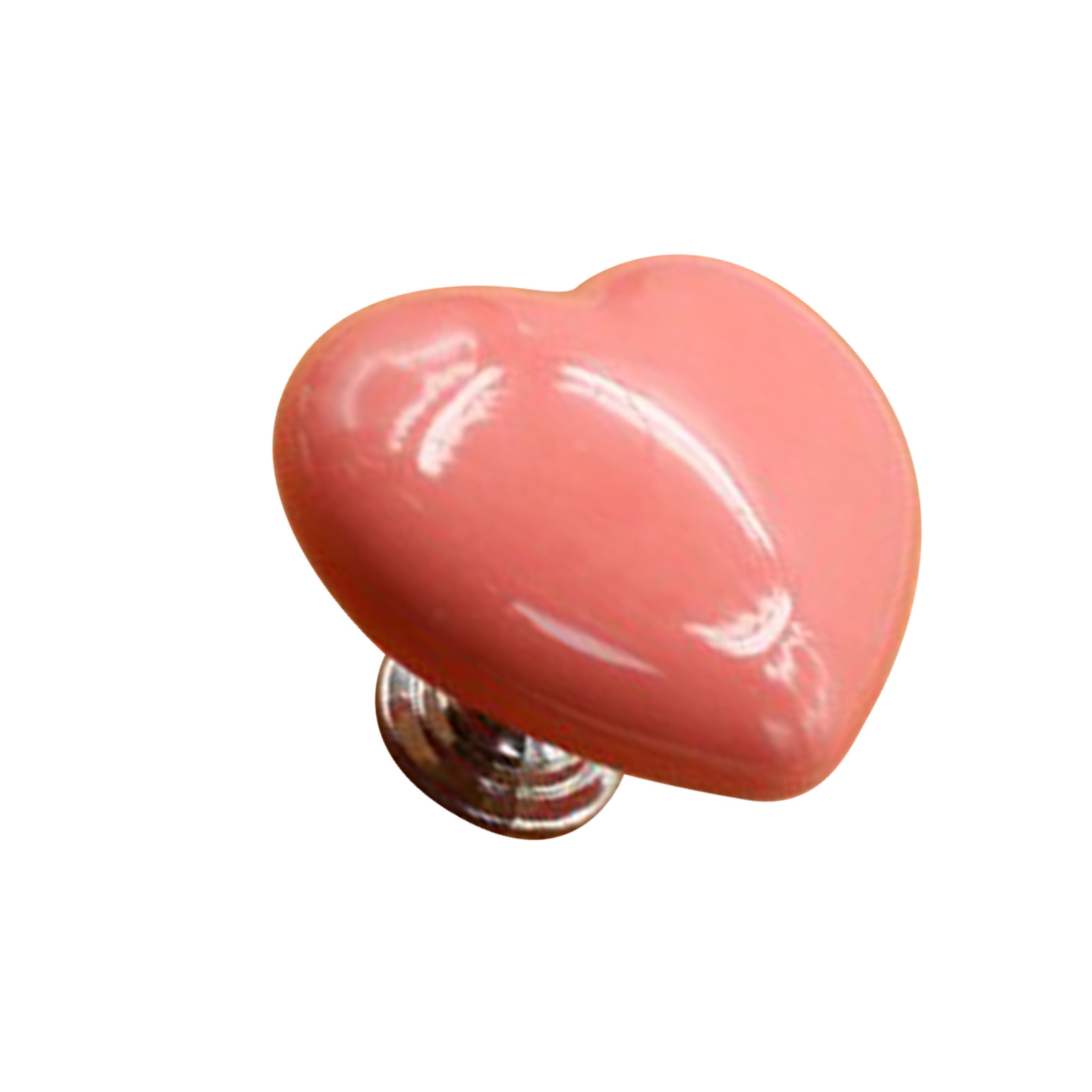 Herzförmiger Toilettenspülknopf, Kunststoff, Universell, Ersatzteil, Für Badezimmer, Rosa