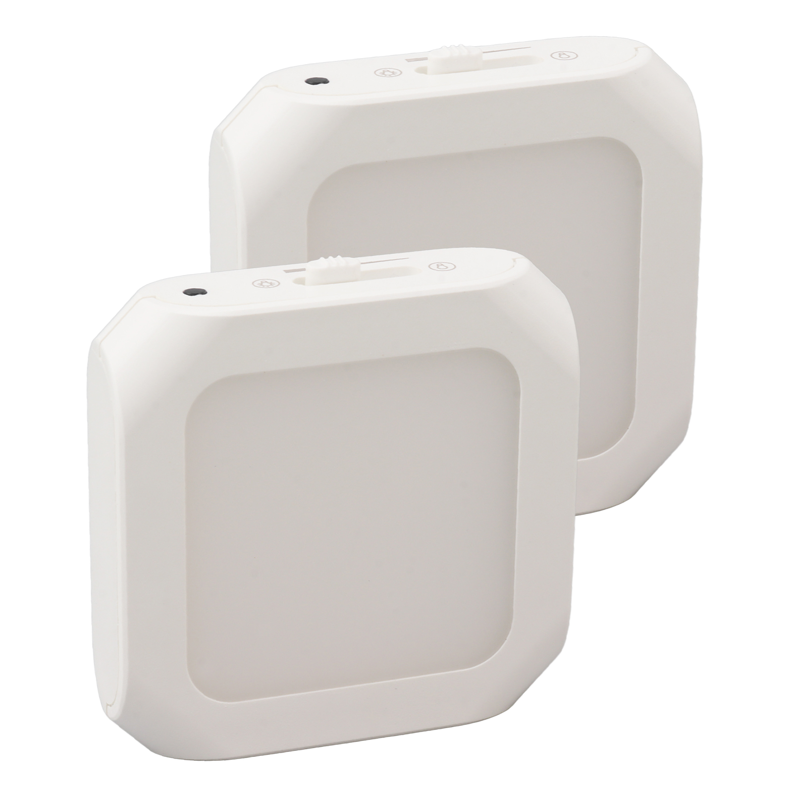 2-teiliges Led-nachtlicht Mit Bewegungsmelder, Dimmbar, Mit Automatischer Dämmerungsfunktion, 110–220 V, Warmweißes Licht, Eu-stecker