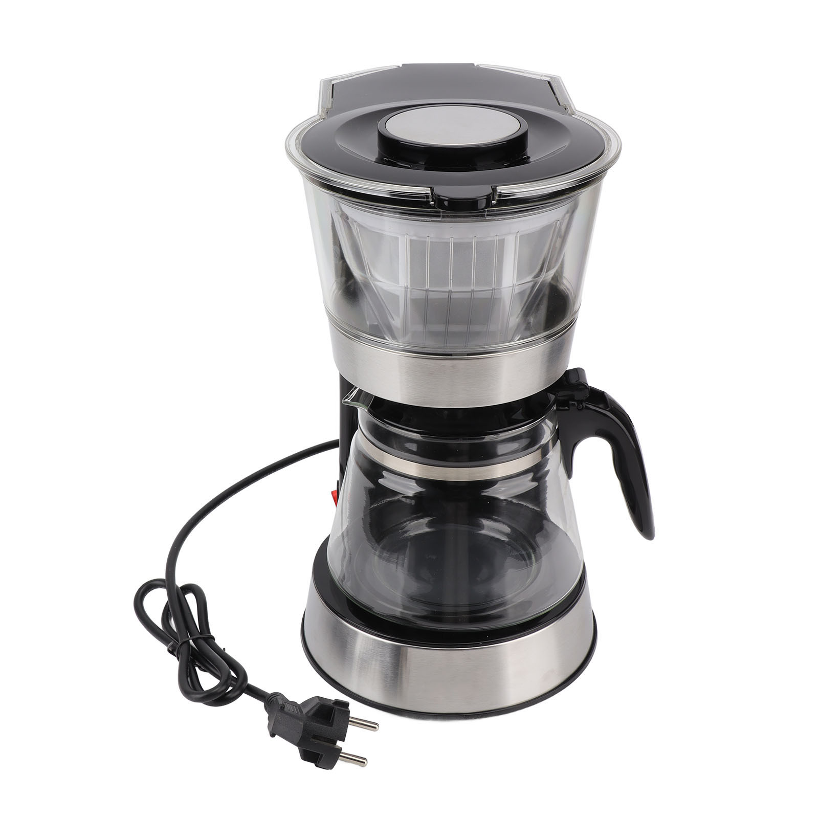 Halbautomatische Kaffeemaschine (1,2 L) Mit Wasserkocher, Heimkaffee-set, Eu-stecker 220–240 V