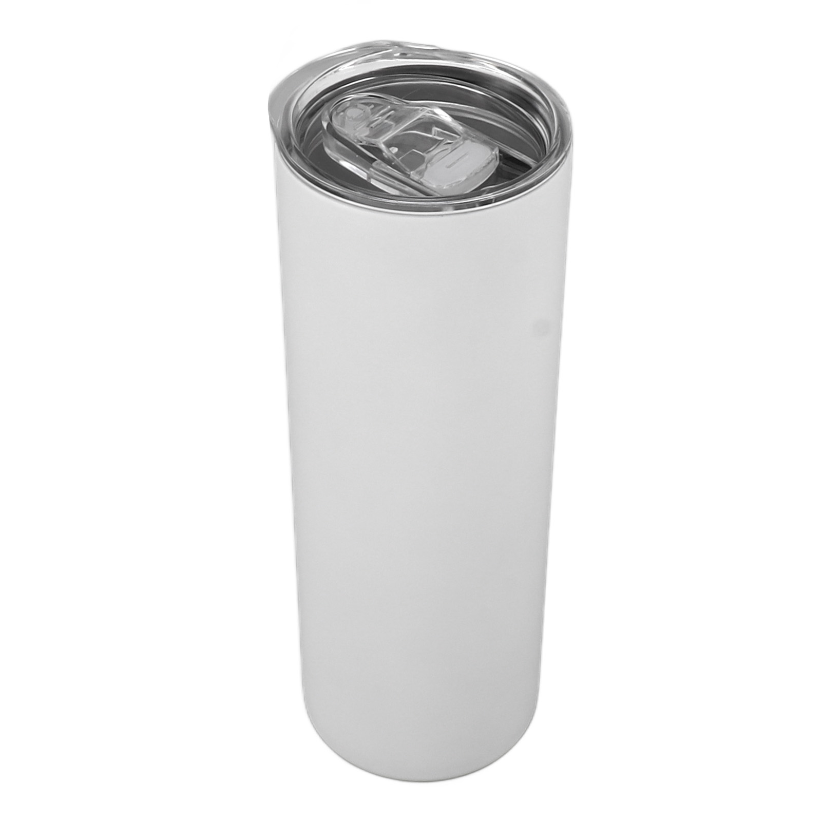 Leuchtender, Unbedruckter 600-ml-sublimationsbecher, Edelstahl 304, Vakuumisoliert, Schlank, Weiß Bis Grün