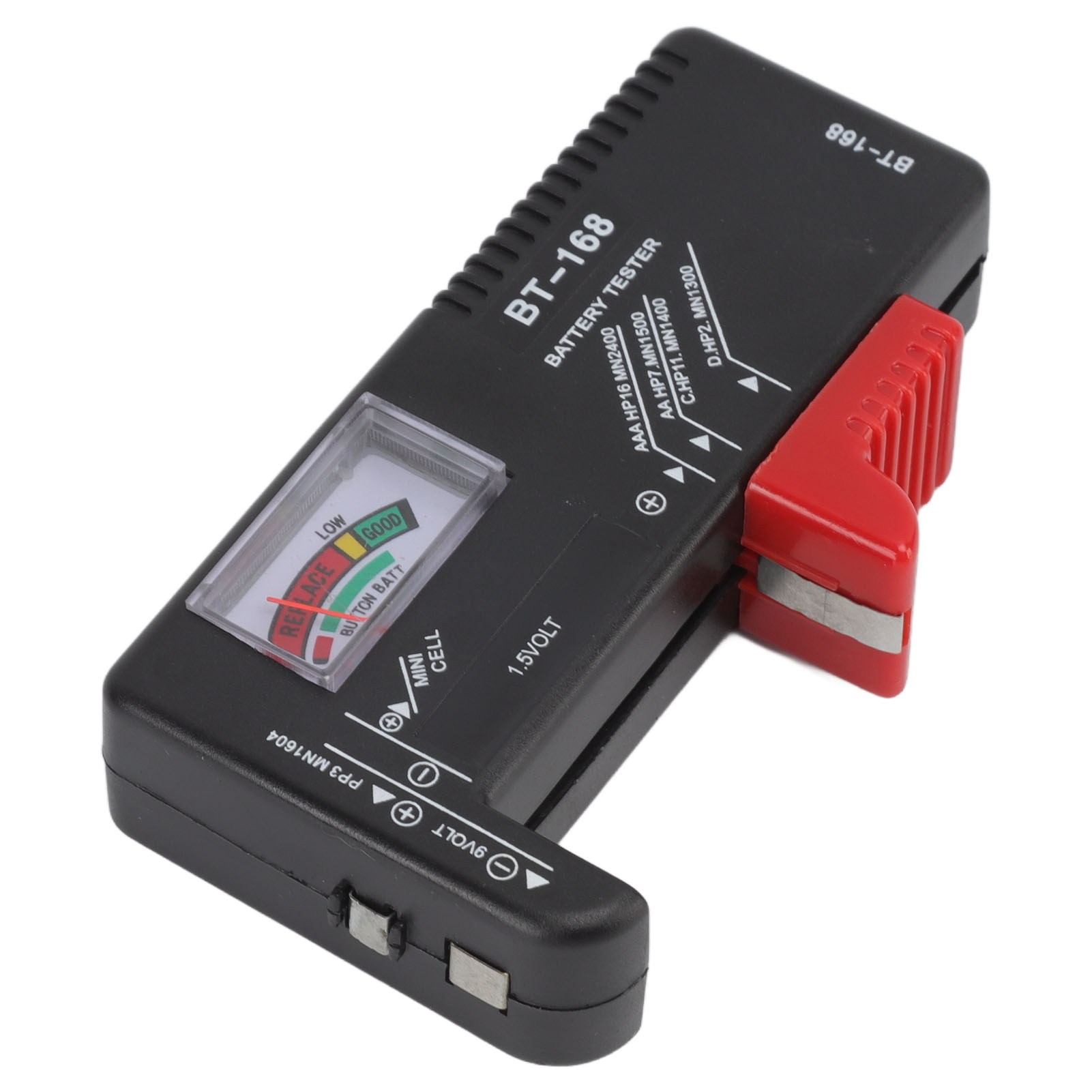 Batterietester Hohe Genauigkeit Tragbare Größe Einfache Bedienung Zeitsparender Batterietester Aa Aaa Dc 9v 1,5v Knopfzellen