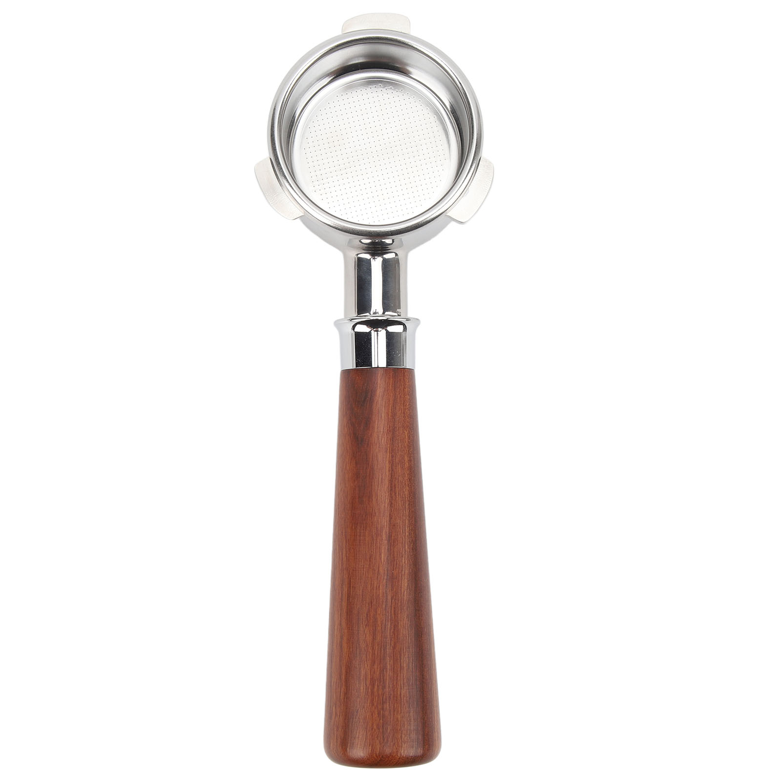 Handgeführter, Bodenloser Edelstahl-filterhalter Für Breville Series 8 Kaffeemaschine, 54 Mm, A1, Siamesisches Rosenholz