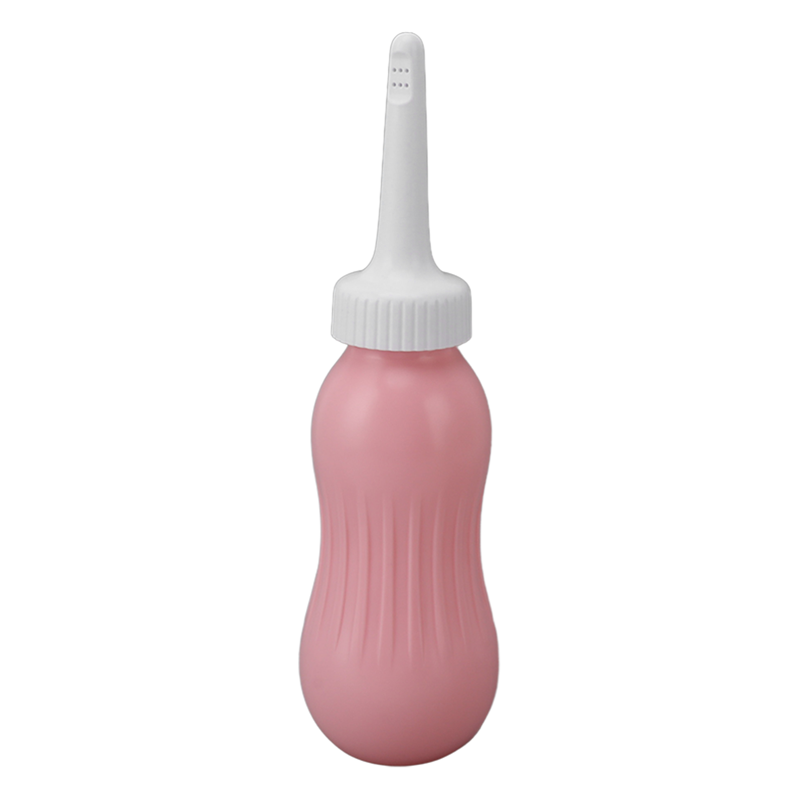 Tragbares Bidet Mit Kraftvollem Strahl, 500 Ml, Silikon-handbidet, Einlauffunktion, Birnenform Für Schwangere, Pfirsichrosa