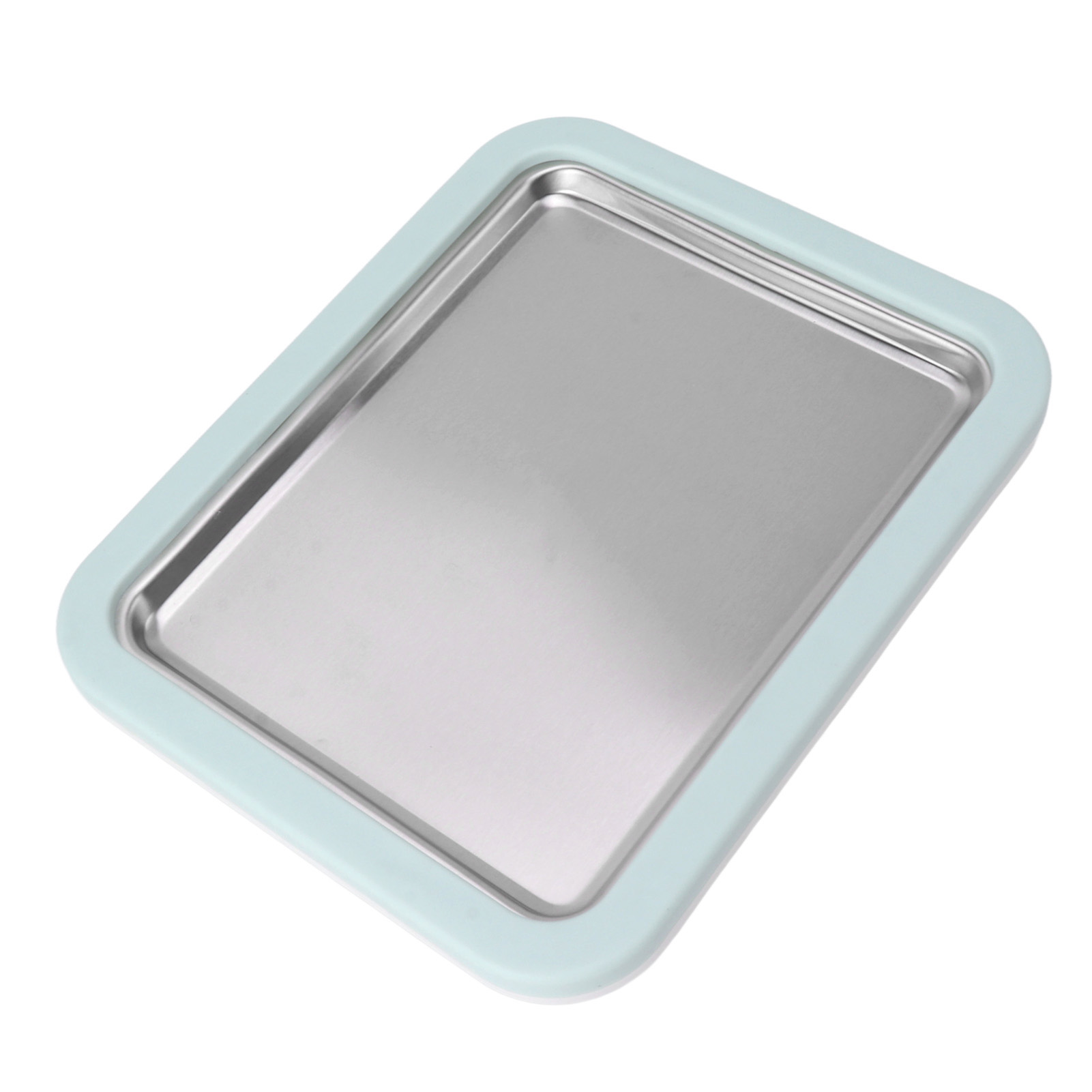 Eismaschine Für Gerolltes Eis, Edelstahl, Schnellkühlbehälter, Hausgemacht, Zum Selbermachen, Inklusive 2 Spateln Für Eiscreme, Eisbecher Und Joghurt