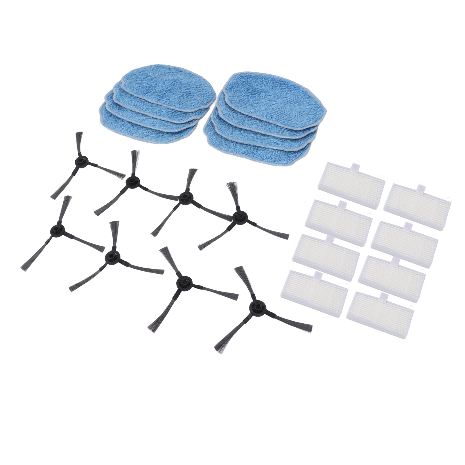 Zubehörset Für Saugroboter, Wischmopp, Seitenbürste, Filter, Ersatzteile Für Mannv Br150 Br151