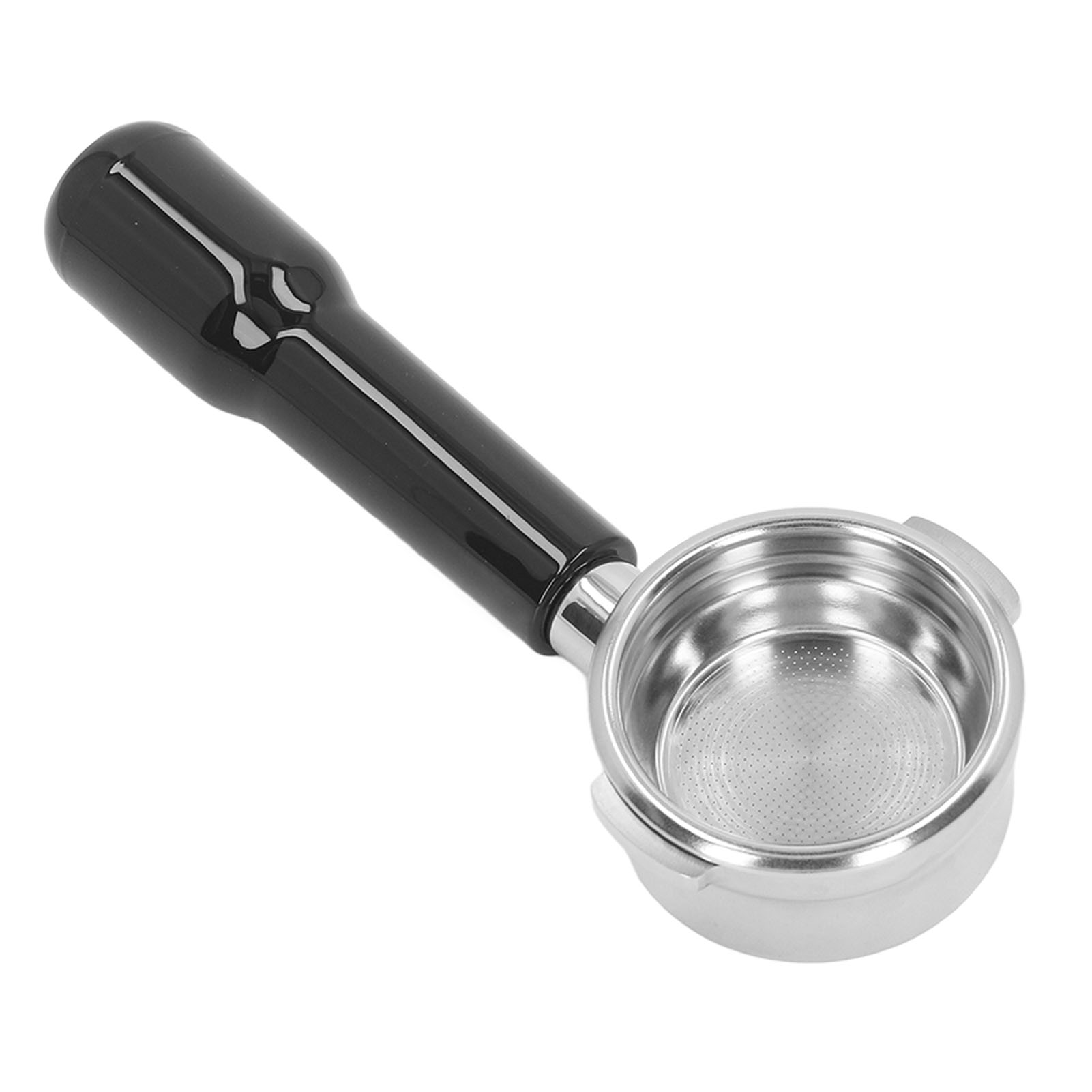 58-mm-siebträger Ohne Boden, 2 Griffe, Edelstahl, Abnehmbares Zubehör Für Breville Series 9 Kaffeemaschine, Schwarz