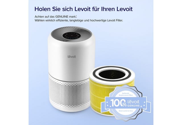 Levoit HEPA-Filter 3-Stufen-Filter, Zubehör für Luftreiniger Core 300S Pro, 3-Stufen-Filter, für Haustierbesitzer, Raucher, Allergiker