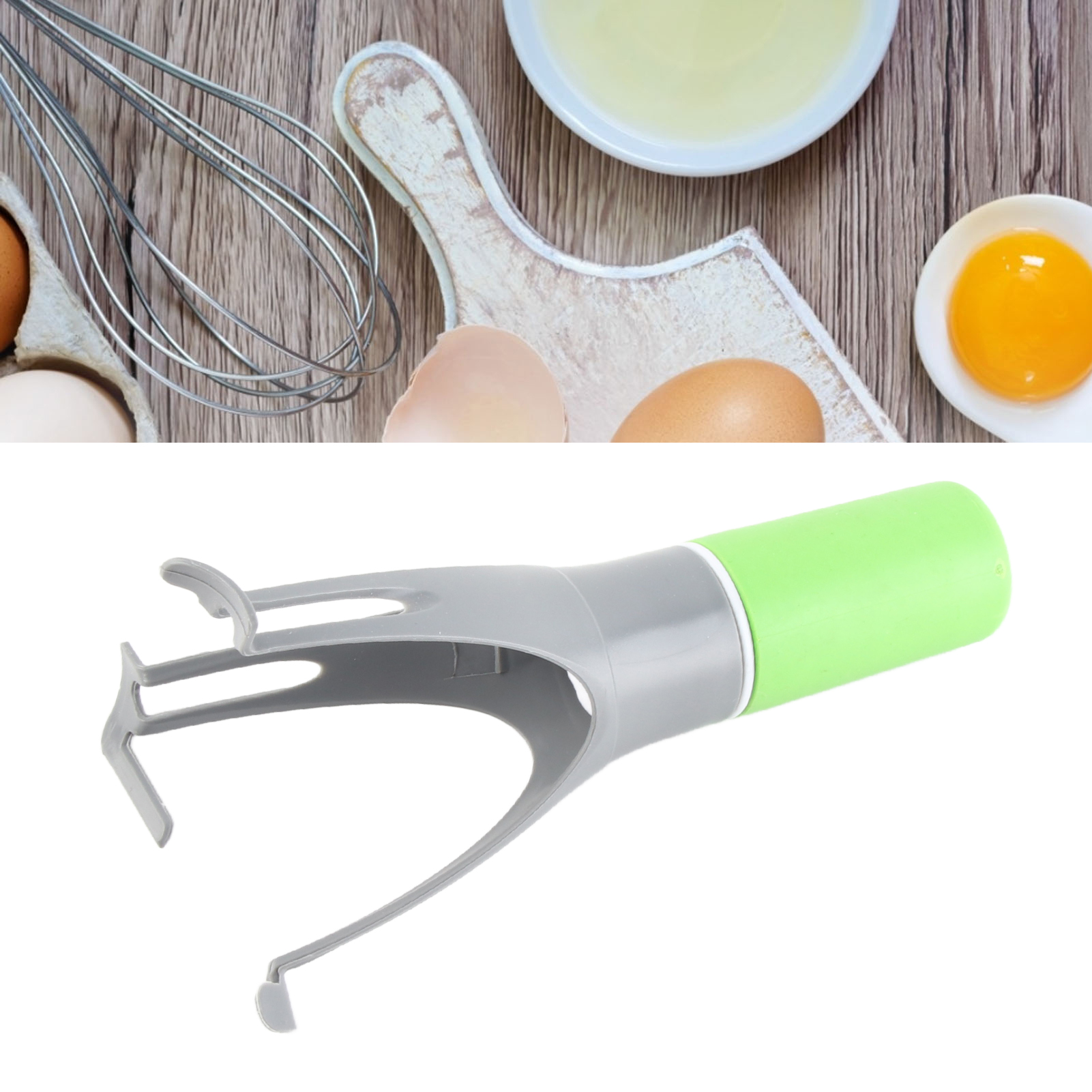 Dreieckiger Rührstab Für Eier, Kunststoff, Einfach Zu Bedienen, Spülmaschinenfest, Küchenmixer Für Soßen, Suppen, Sahne, Grün