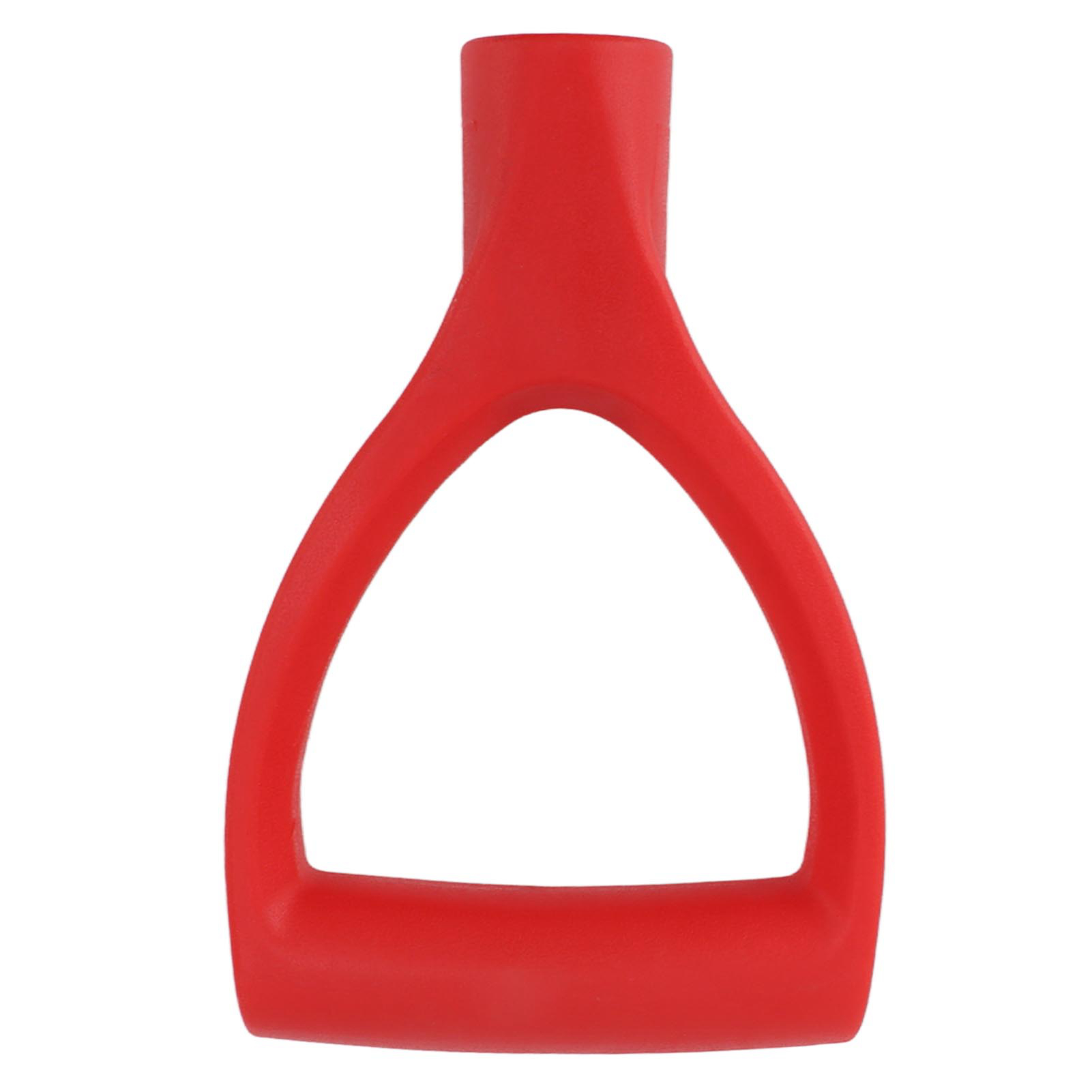 D-förmiger Schaufelstiel, Innendurchmesser 32 Mm, Kunststoff, Schnellmontage, Schneeschaufelstiel, Zum Graben Und Rechen, Rot