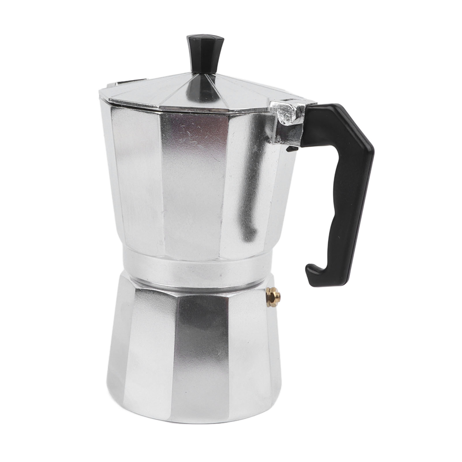 300 Ml (10 Oz) Espressokanne Aus Aluminiumlegierung Für 6 Tassen, Tragbar, Ideal Für Cafés Im Freien Oder Zu Hause