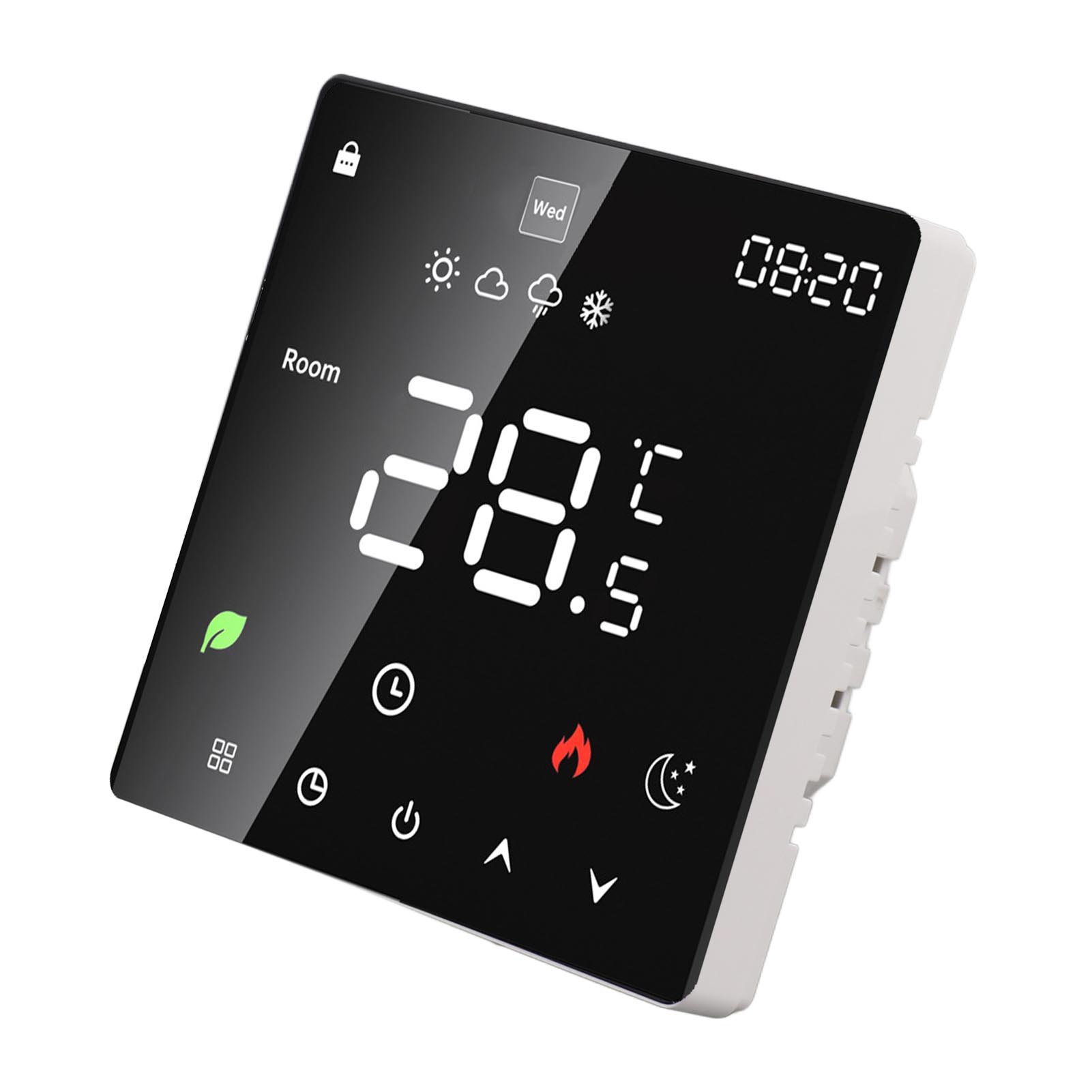 3a Digitaler Lcd-thermostat, Intelligenter Programmierbarer Touchscreen-thermostat Für Wasserkocher, Wechselstrom 90v-240v (ohne Wlan)