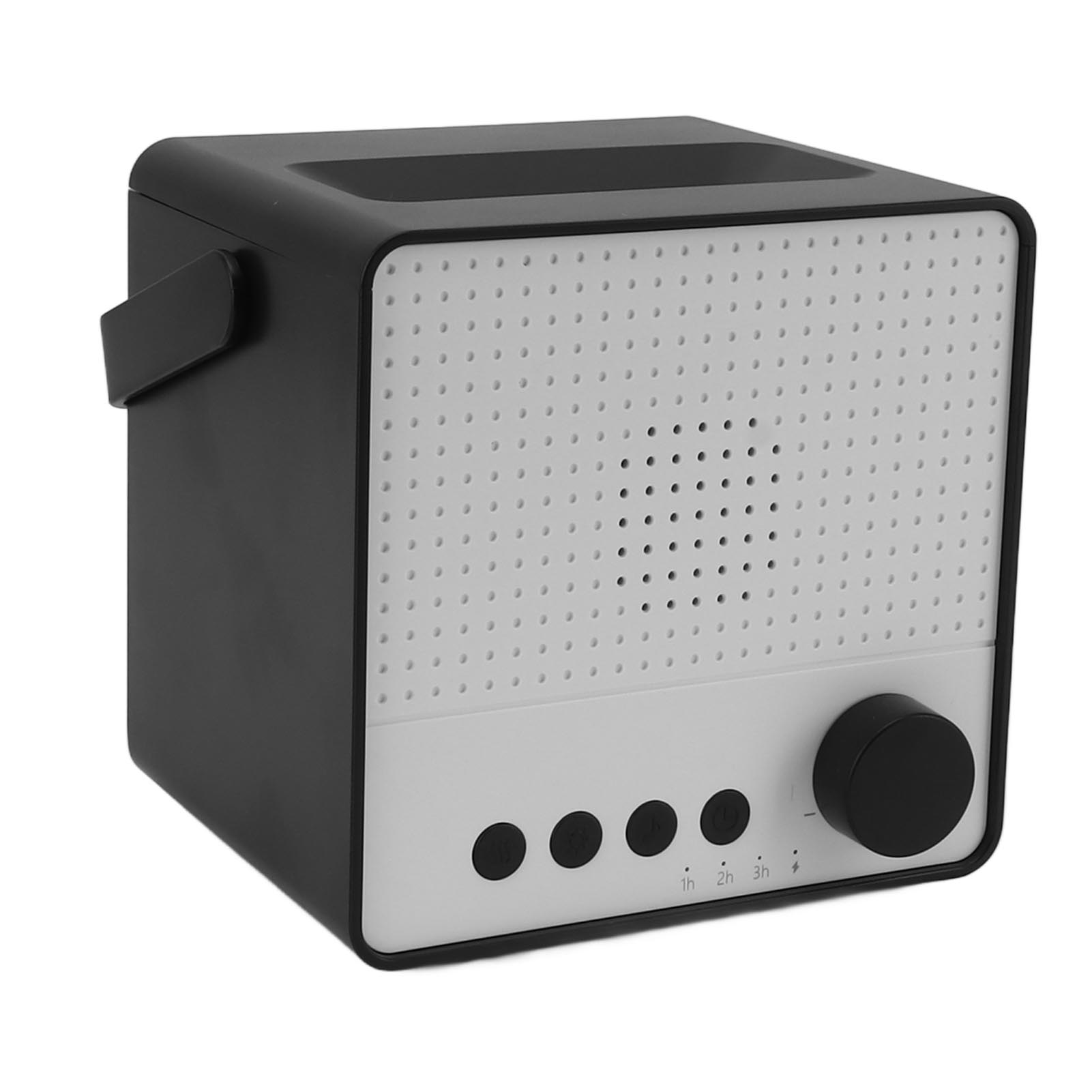 Dq706 Aroma-diffusor, Luftbefeuchter Mit Duftfunktion, 120 Ml, Mit Farbiger Flamme, Leisem Betrieb, Timer Und Musikalischem Nebel
