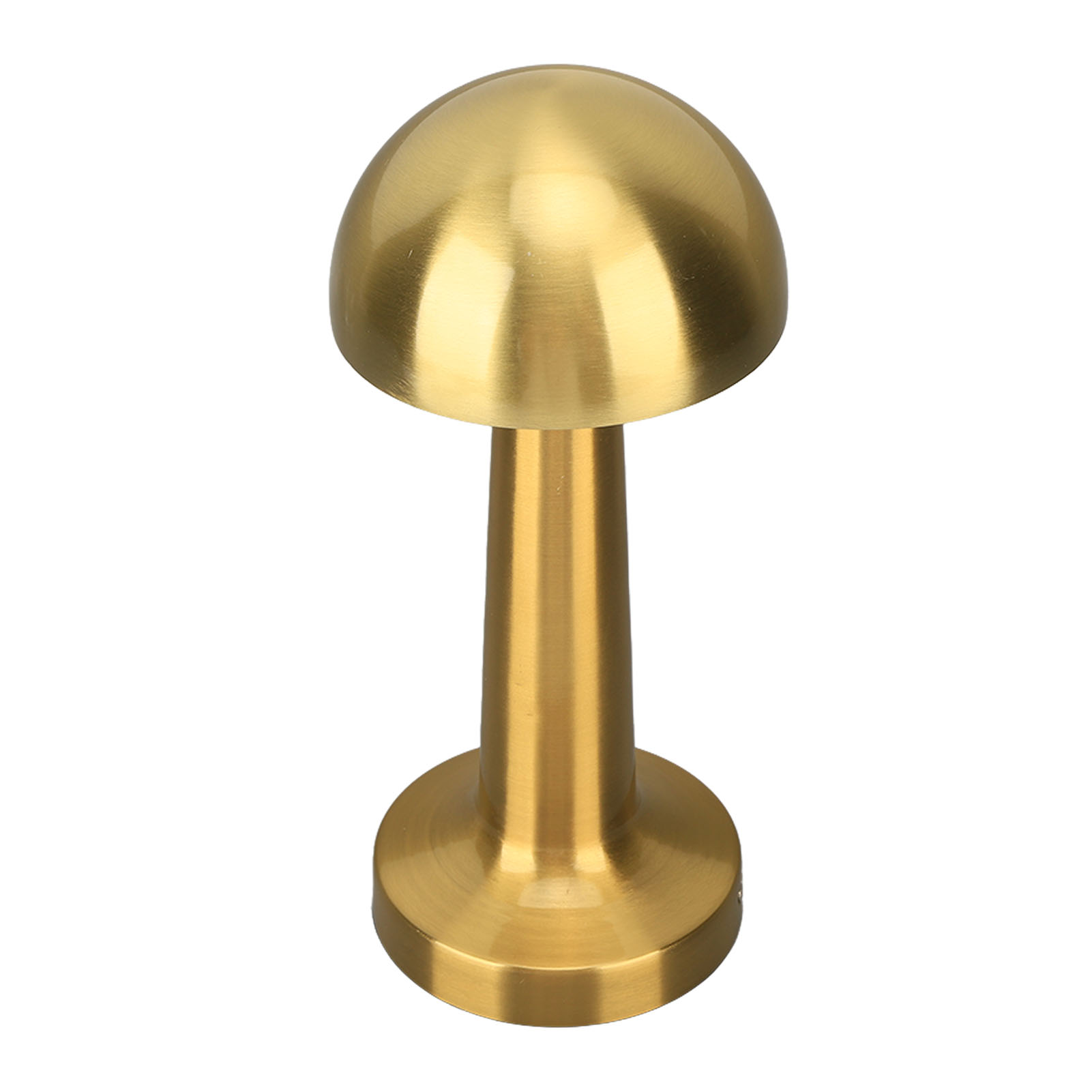 Tragbare Tischlampe Mit 3 Farbtemperaturen, Touch-bedienung, Wiederaufladbar, Kabellos, Pilzförmiges Nachtlicht Für Schlafzimmer Und Zuhause, Gold