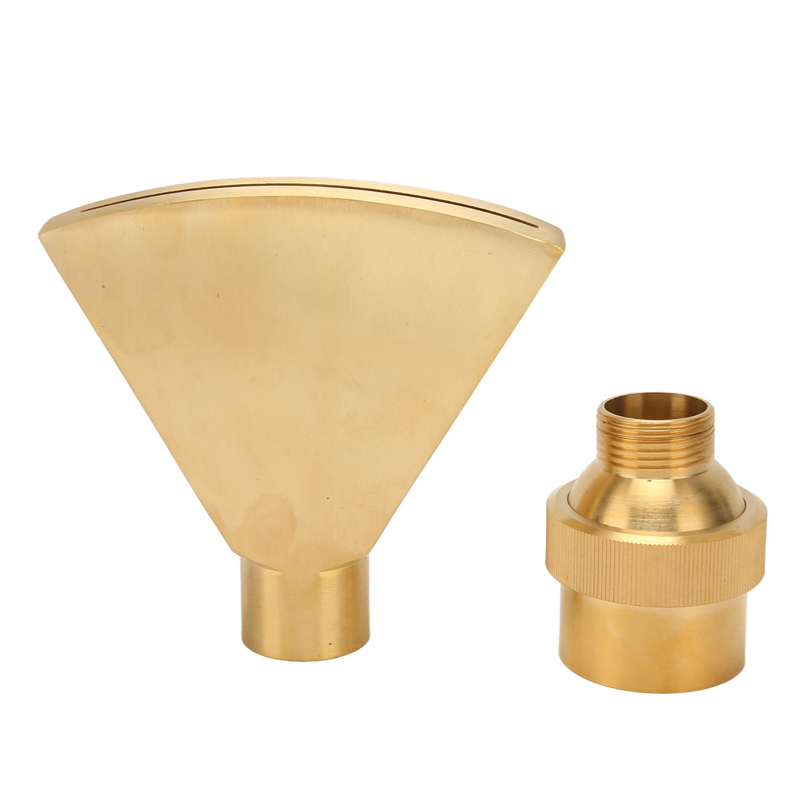 Fächerförmiger Teichsprinkler G1-1/2, Verstellbare Fächerförmige Messing-springbrunnendüse Für Gartenmuseen