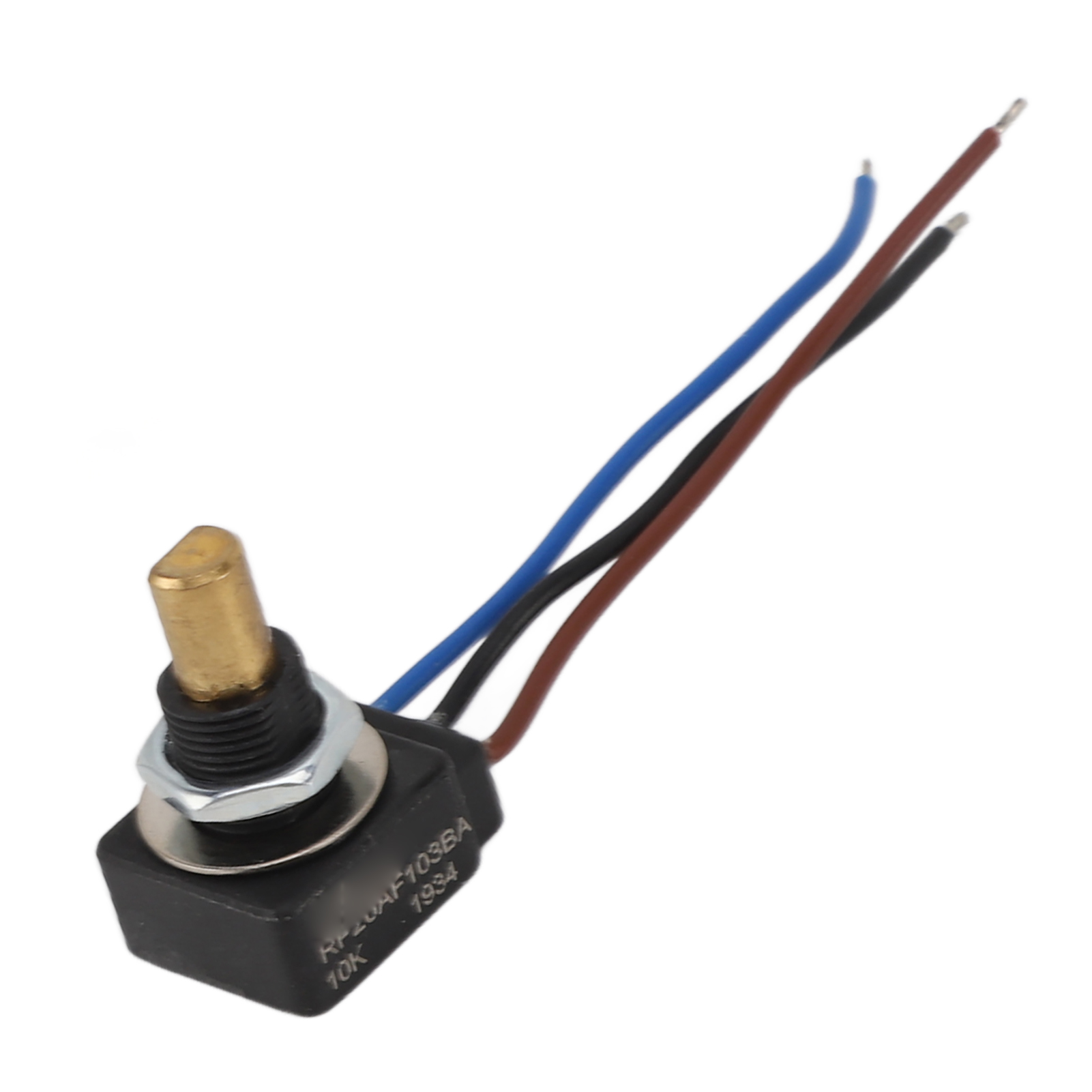 Drehpotentiometer Mit Anschlusskabel, 10 Kω, Linear, Konisch, Einstellbar, 3-polig, Abs, Kupfer, Ip65
