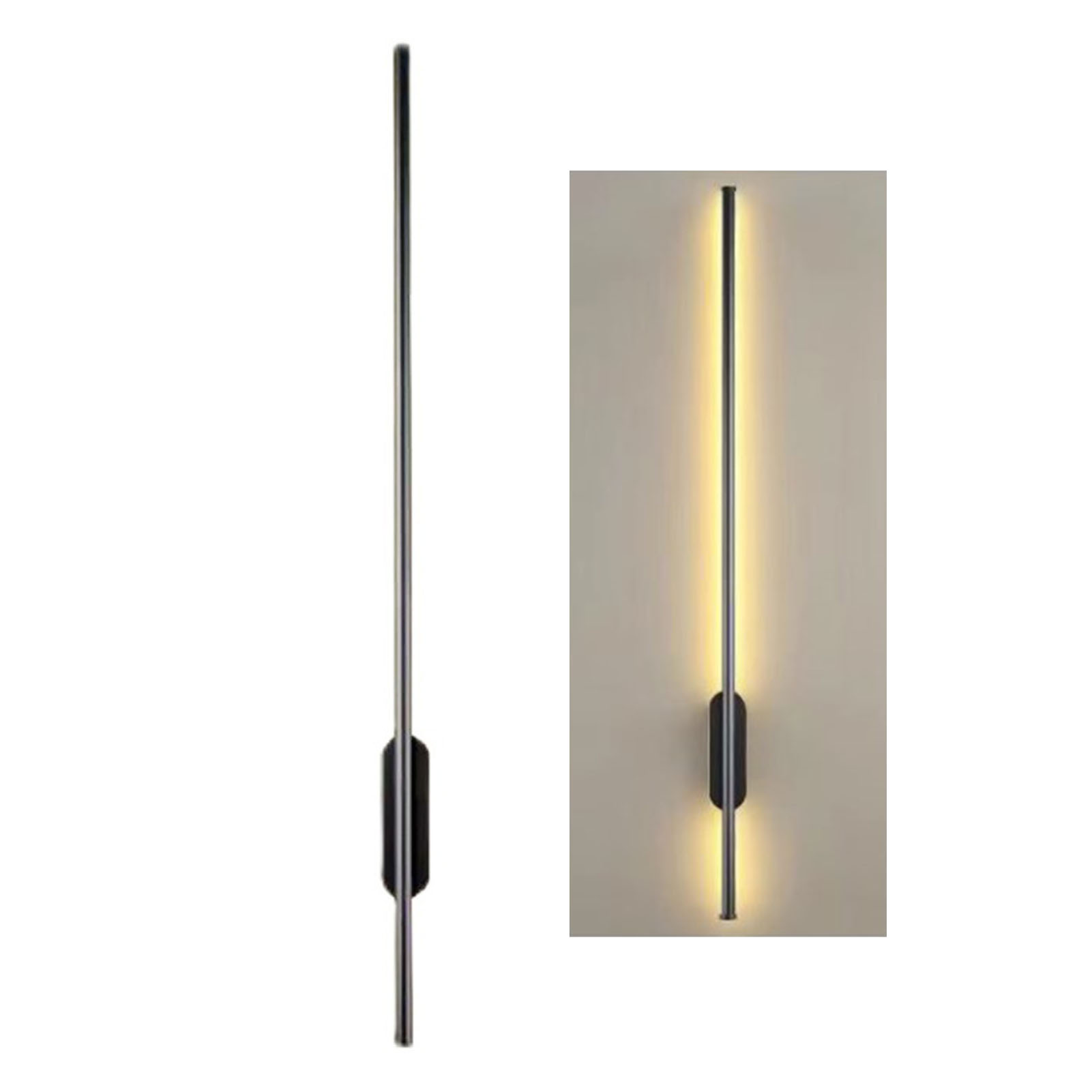 Led-lichtleiste, 3 Lichtmodi, Einstellbares Sanftes Licht, Multifunktionale Wandleuchte, Nachtlicht Für Schlaf- Und Wohnzimmer
