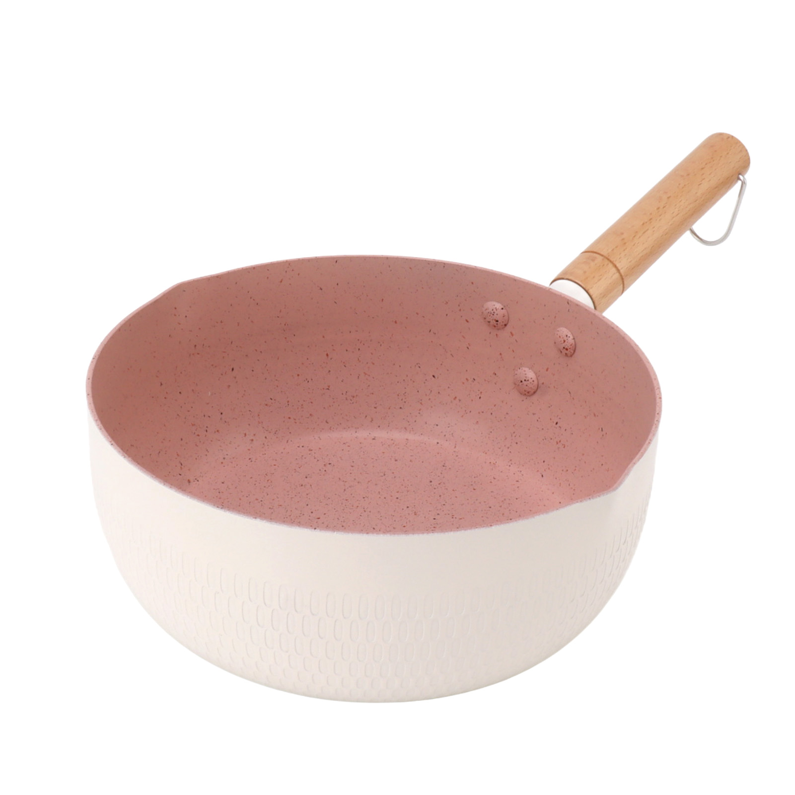 Bratpfanne Für Milchsauce, Antihaftbeschichtet, Multifunktional, Robust, Mit Isolierendem Griff, Geeignet Für Gas- Und Induktionsherde, 20 Cm