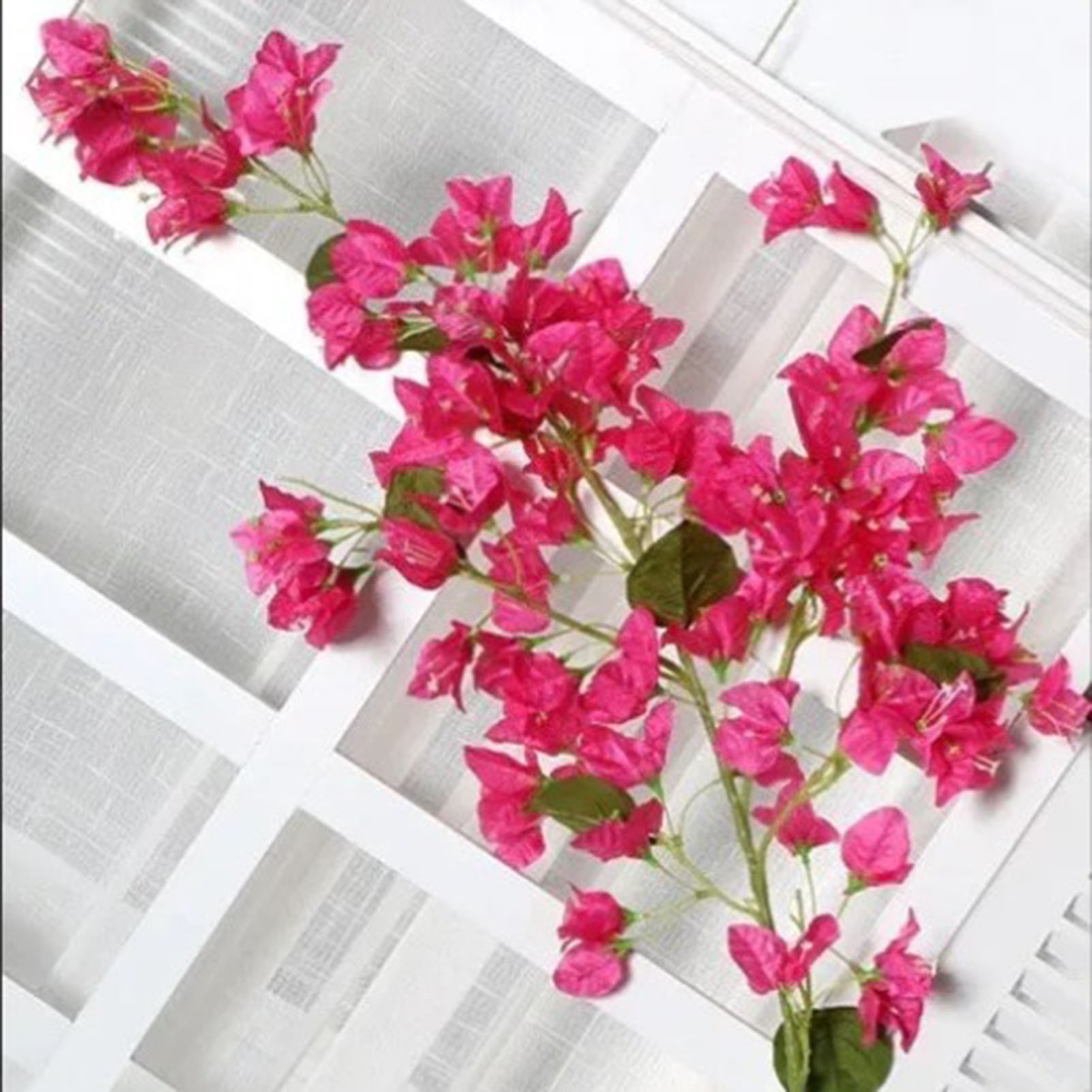 120 Cm Lange Künstliche Bougainvillea-zweige Aus Seide, Künstliche Rose, Rote Bougainvillea Mit Drahtstämmen Für Hochzeitsdekorationen