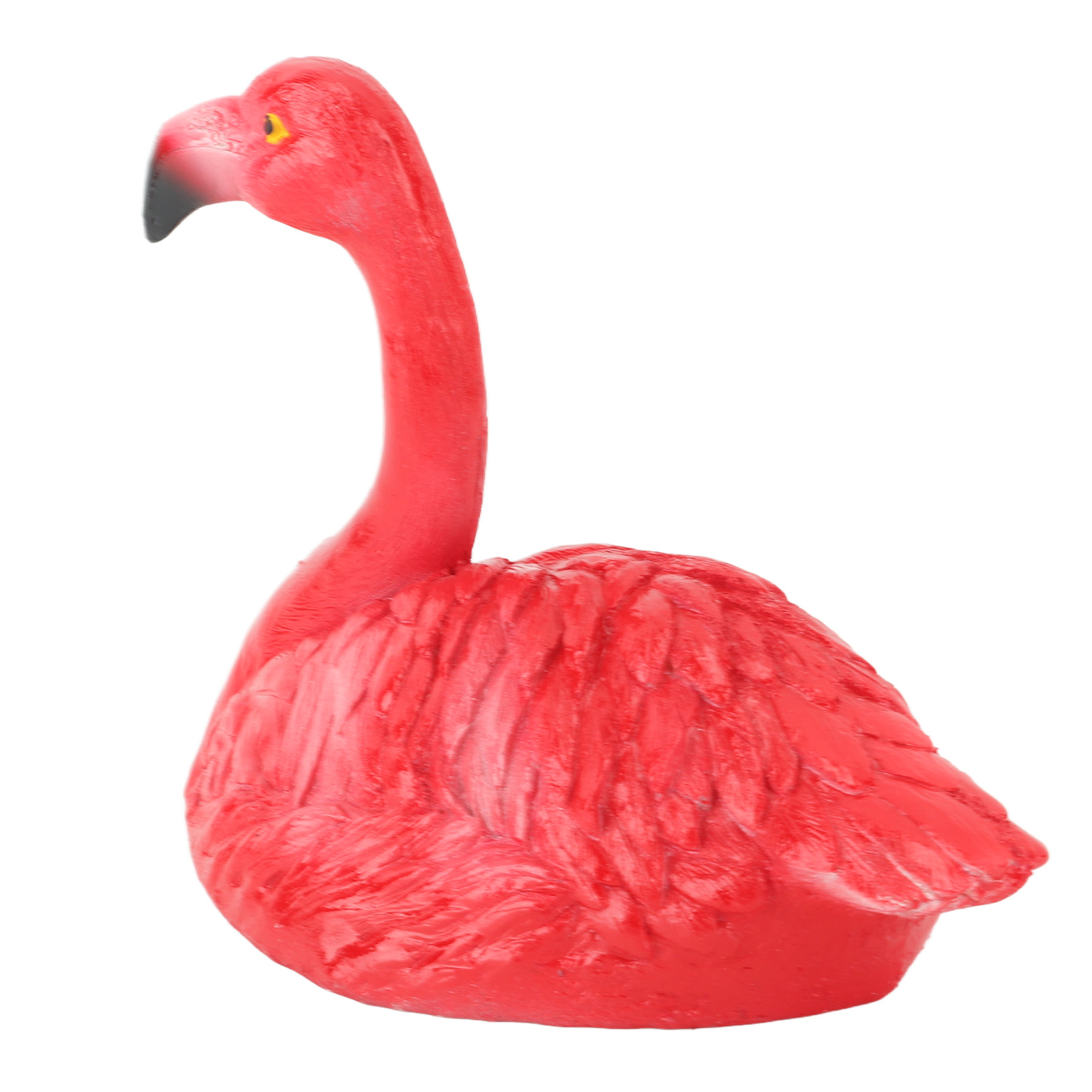 Flamingo-dekorationen Schwimmende Flamingo-dekorationen Für Teich, Aquarium, Garten, Terrasse, Rasen, Kleiner Roter Flamingo Mit Erhobenem Kopf.