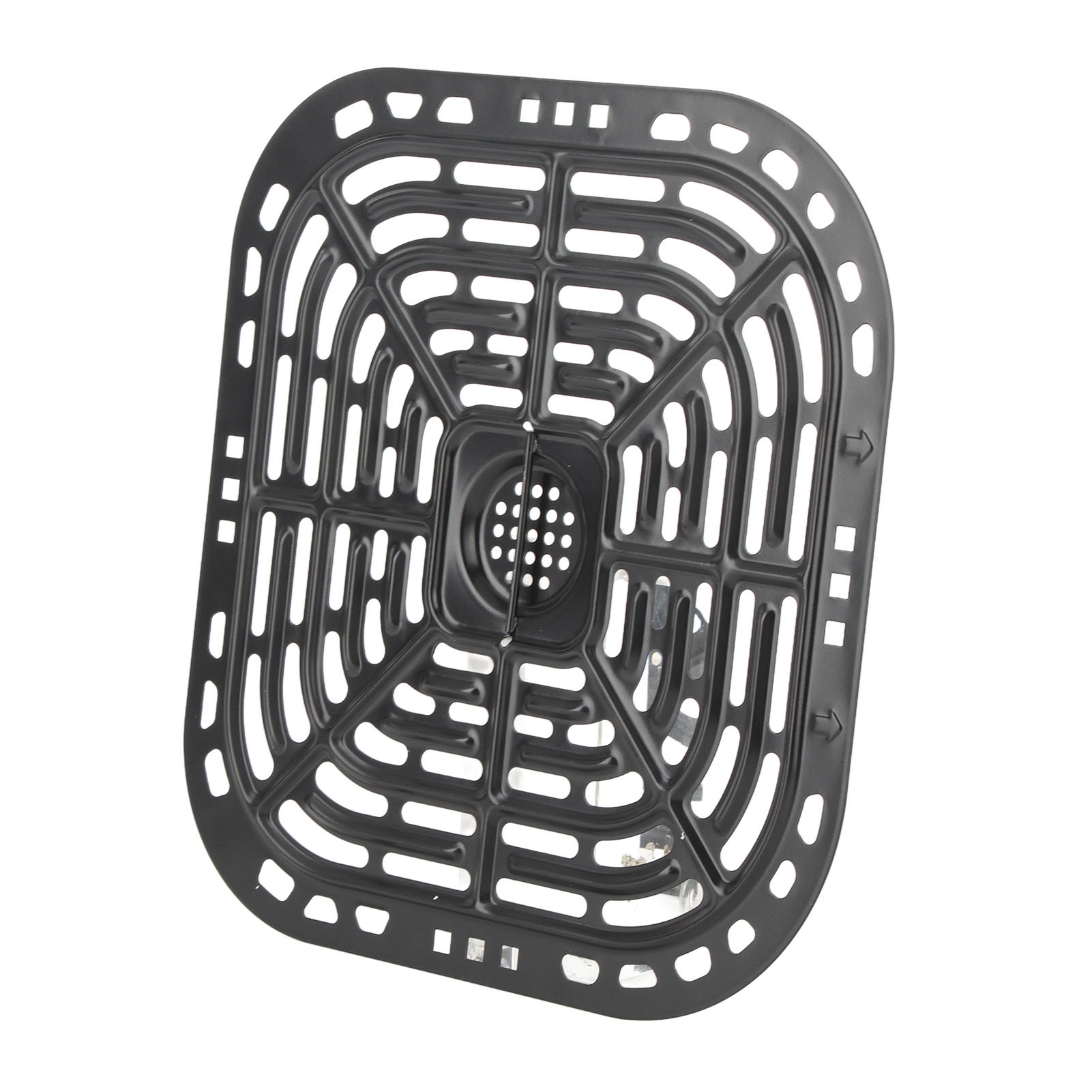 Quadratische Frittier- Und Grillpfanne 24 X 23 Cm, Edelstahl 304, Mit Herausnehmbarer Knusperplatte