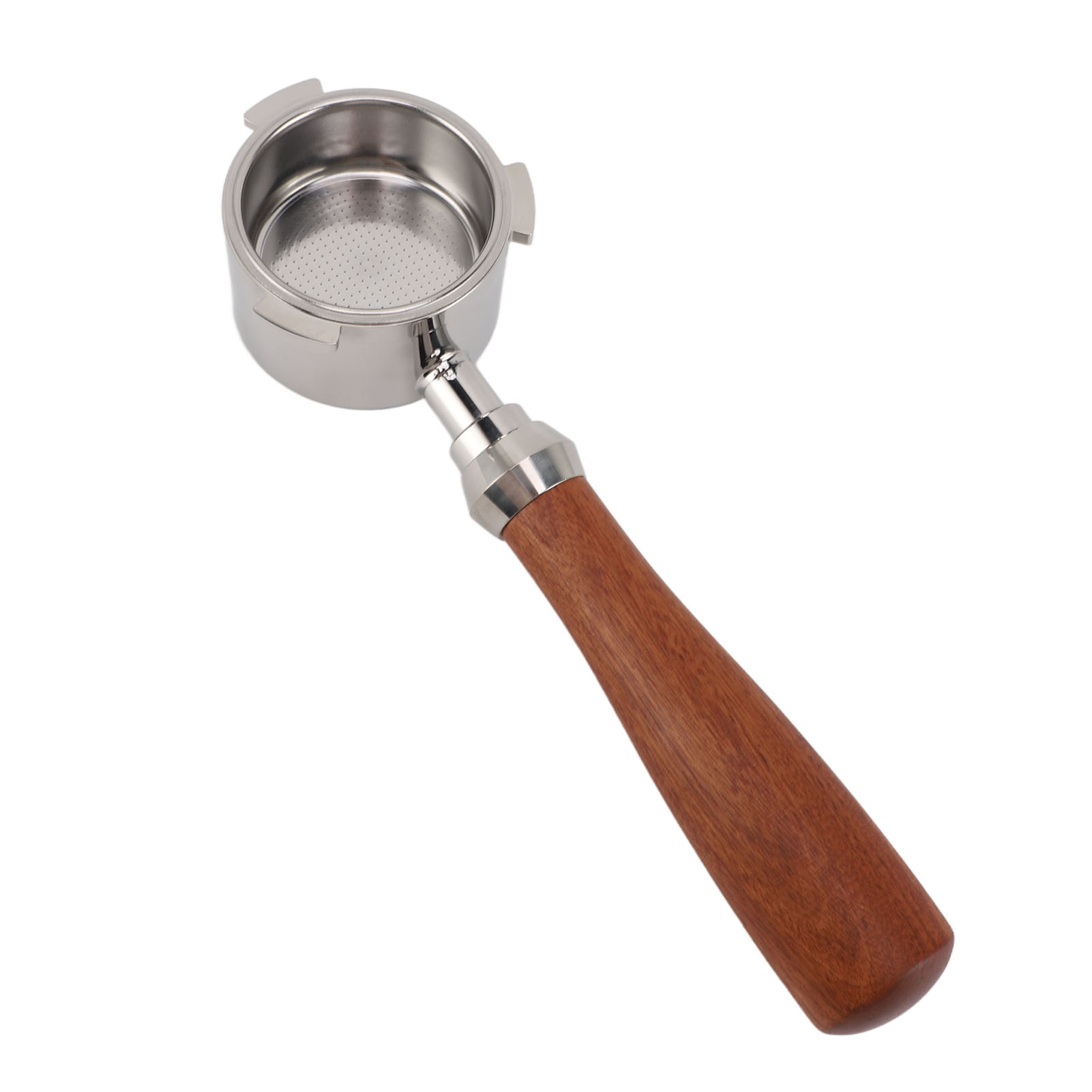 51-mm-filterhalter Aus Massivholz, Ultrafeines Sieb, Abnehmbar, Bodenloser 3-ohren-filterhalter Für Delonghi