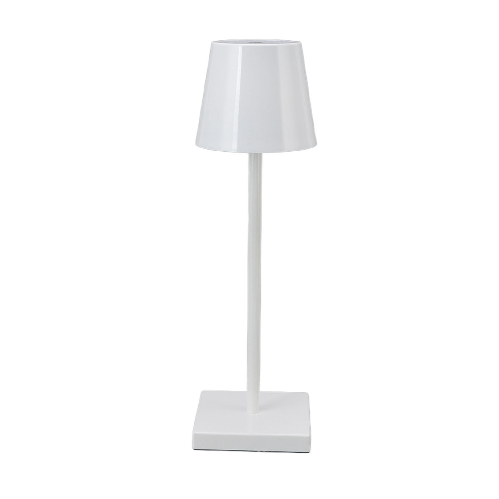 Moderne, Schlichte, Wiederaufladbare, Dimmbare, Kabellose Led-tischleuchte Mit Hoher Leuchtkraft Für Restaurantbars, Weiß