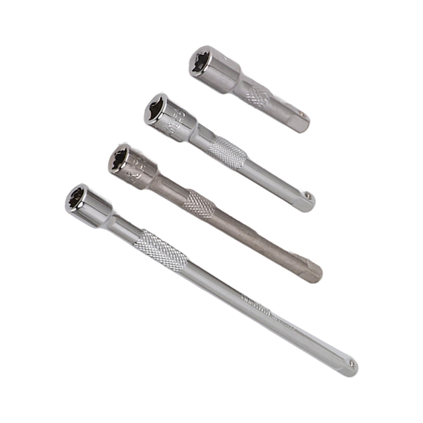 Satz Mit 4 1/4-zoll-steckschlüsselverlängerungen Mit Langem Schaft 50 Mm, 75 Mm, 100 Mm, 150 Mm, Verbesserte Ratsche