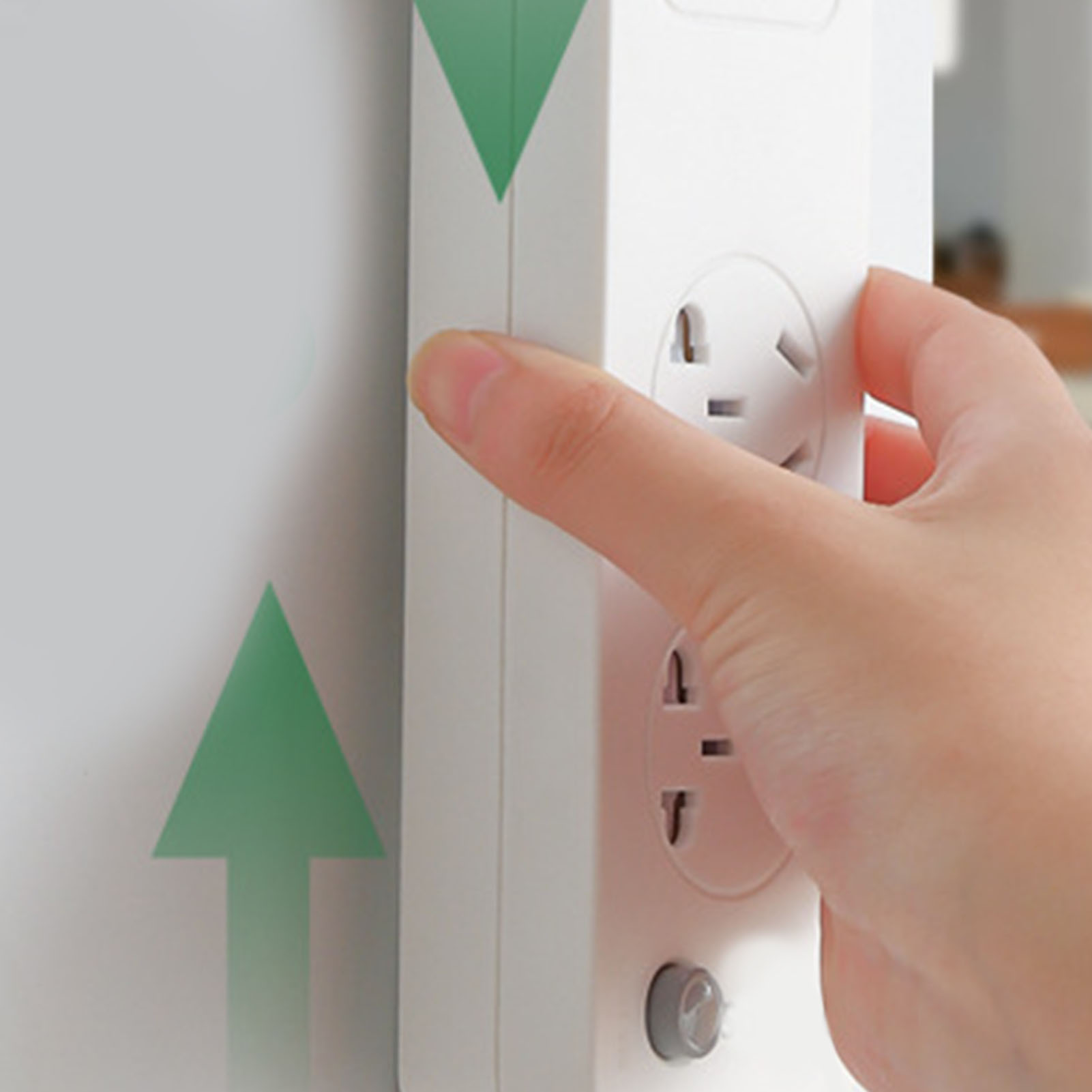 Steckdosenleistenhalterung Mit Loch, Ohne Loch, Selbstklebend, Abs, Stecker, Routerhalterung, Haken