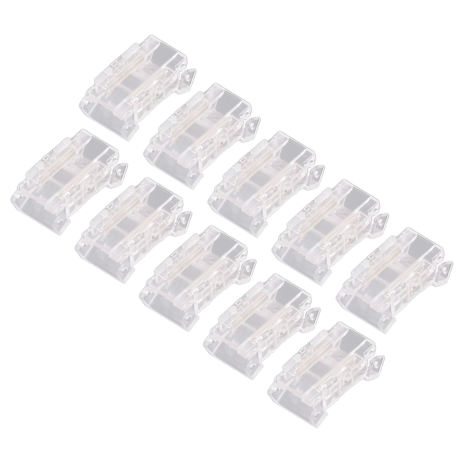 10 Stück 2-polige 8-mm-led-streifenverbinder, Lötfrei, Für Cob-led-streifen