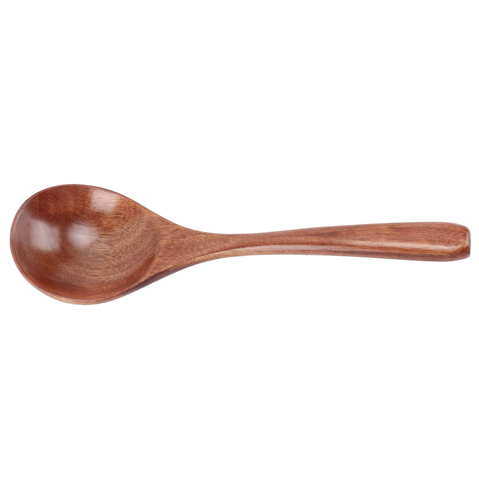 Japanischer Holzlöffel, Handgefertigter Runder Suppenlöffel Aus Holz, Geschirr, Küchendekoration, Zum Essen Und Umrühren