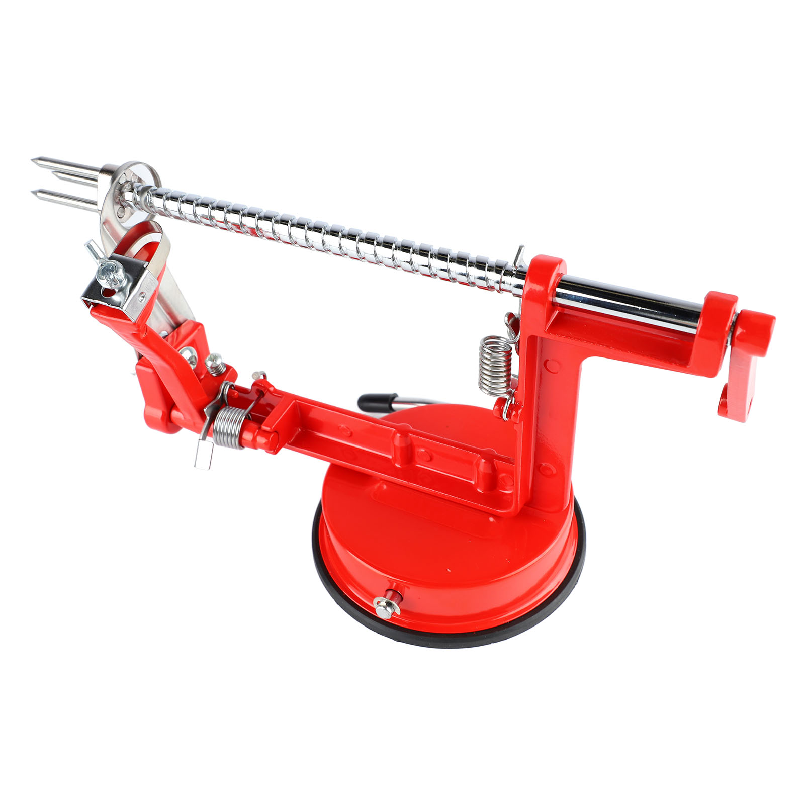 3-in-1-kartoffelschäler, Spiral-kartoffelschäler Mit 304 Klingen, Manueller Kartoffelschäler Für Küche Und Restaurant Big Red