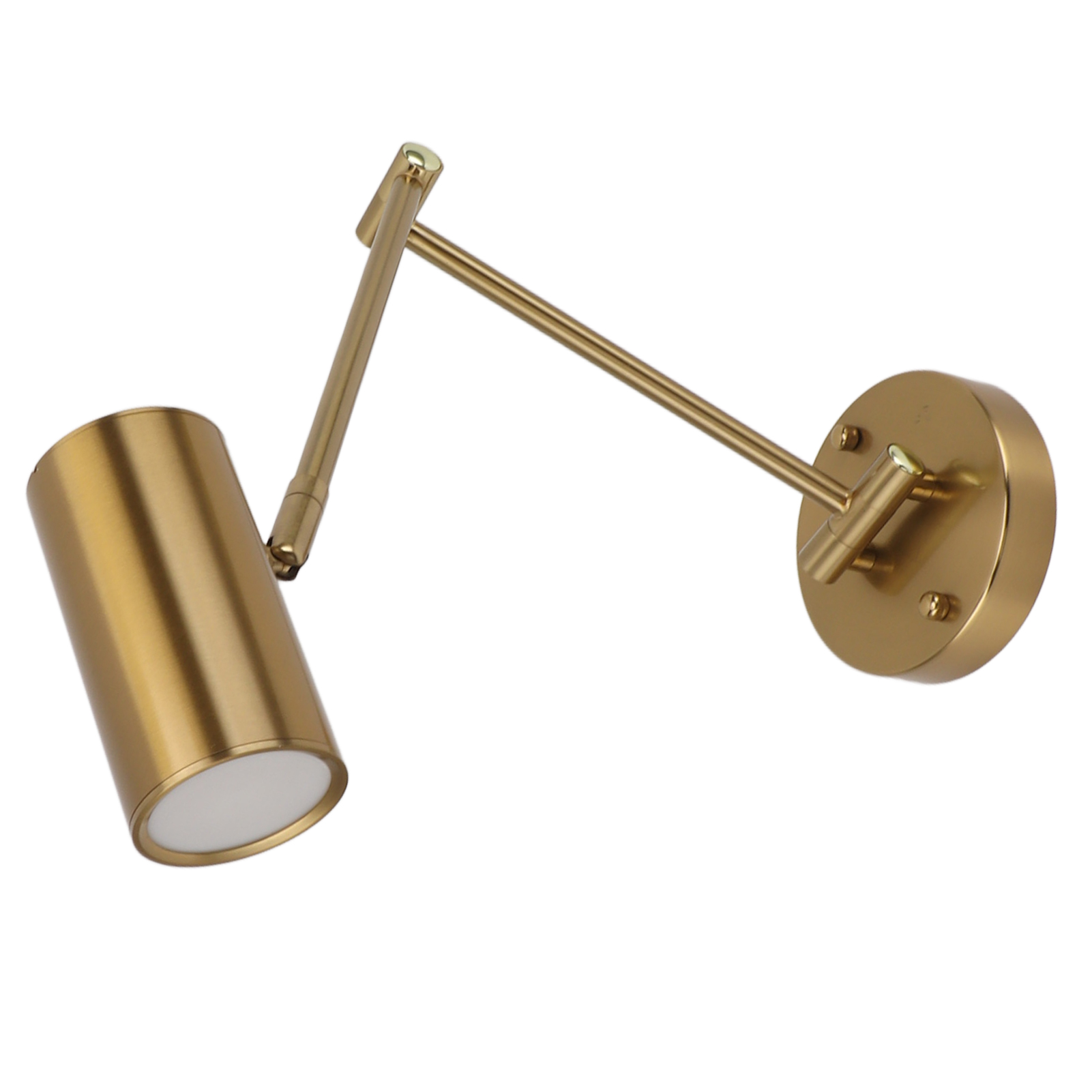 Wandleuchte Mit Schwenkarm, Verstellbarem Winkel, Led 3000k, Warmweißes Licht, Modern, Zum Lesen, Für Schlafzimmer, Wohnzimmer, Flur, 85 Bis 265 V