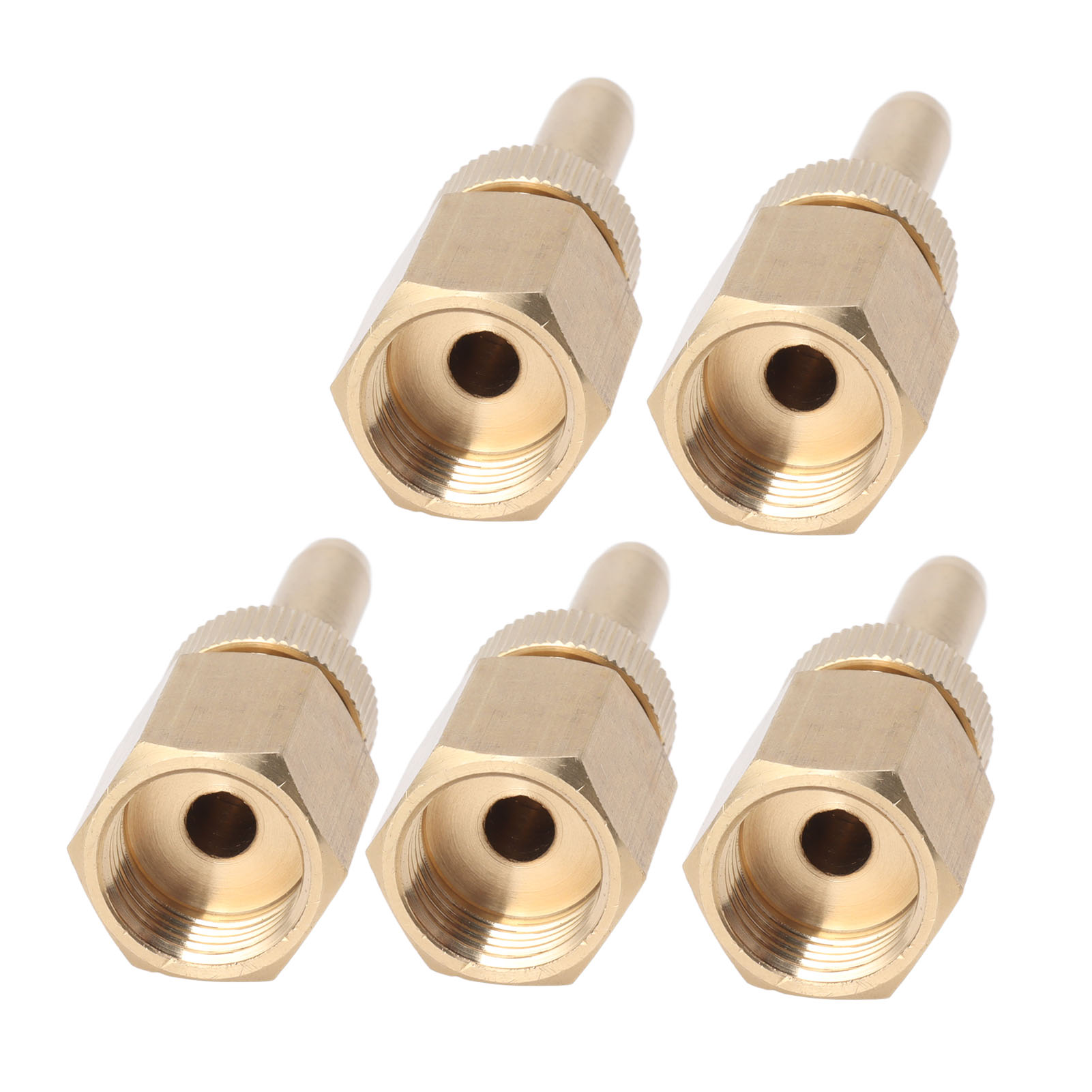 5 Springbrunnendüsen, Springbrunnen-sprinklerkopf, Messing-pooldüse, Direkteinspritzung, G1/2-zoll-innengewinde