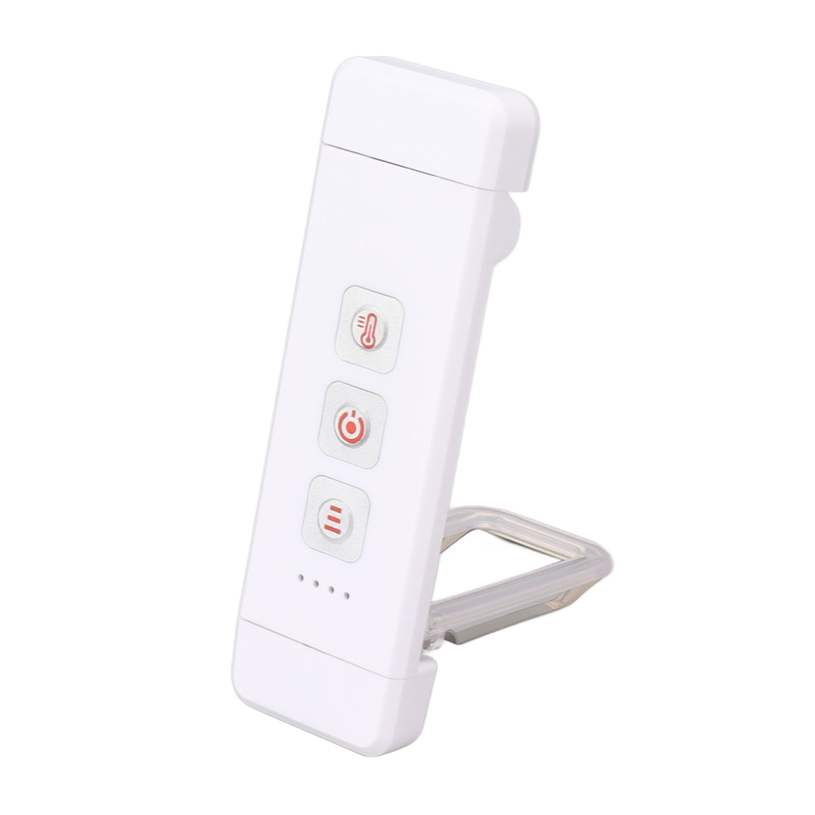 Multifunktionale, Ultradünne Mini-leselampe Mit Klemme, 3 Helligkeitsstufen, Usb-aufladbar, Weiß