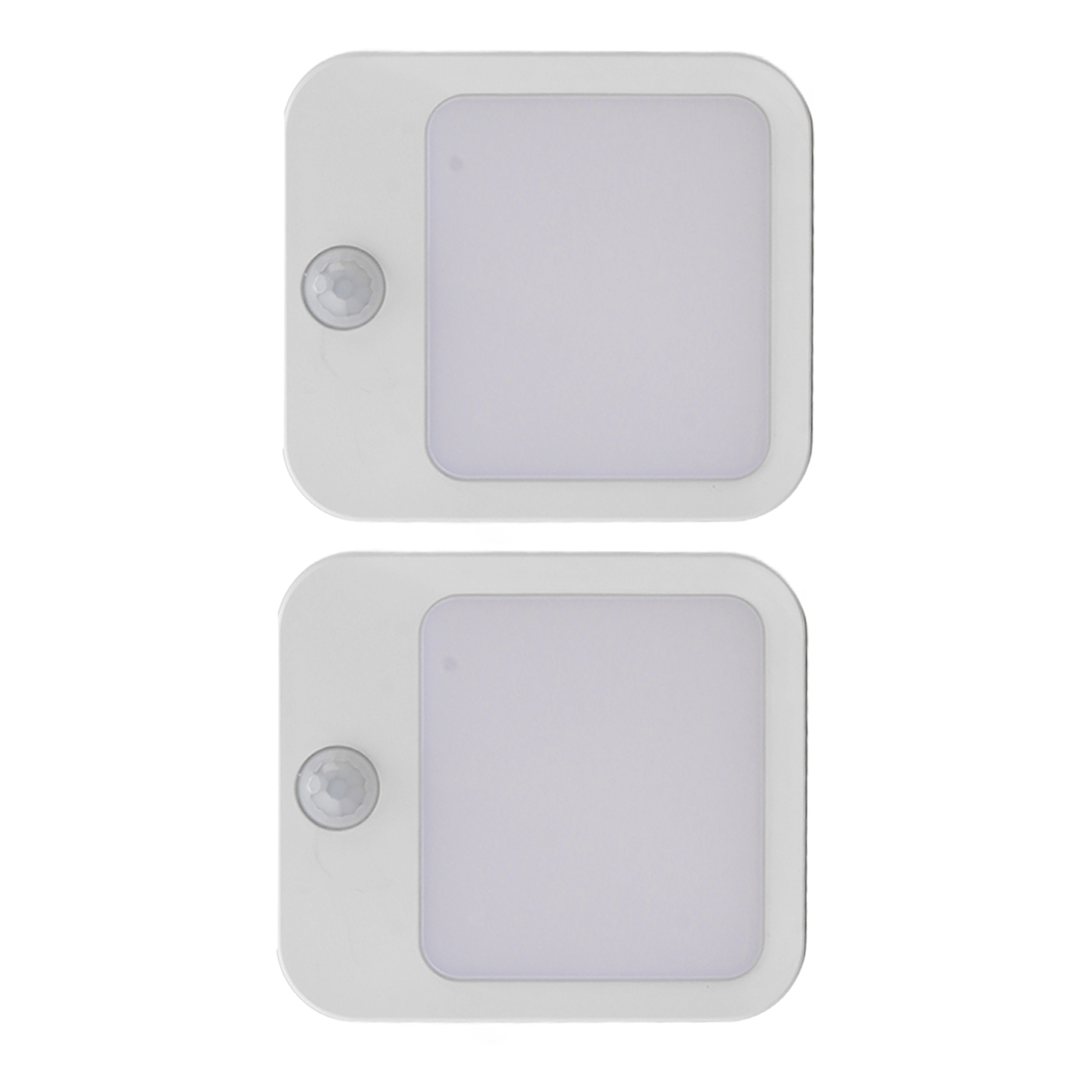 2er-pack Mini-nachtlicht Mit Bewegungsmelder, Warmweißes Led-licht, Einstellbare Helligkeit, Eu-stecker 110–220 V