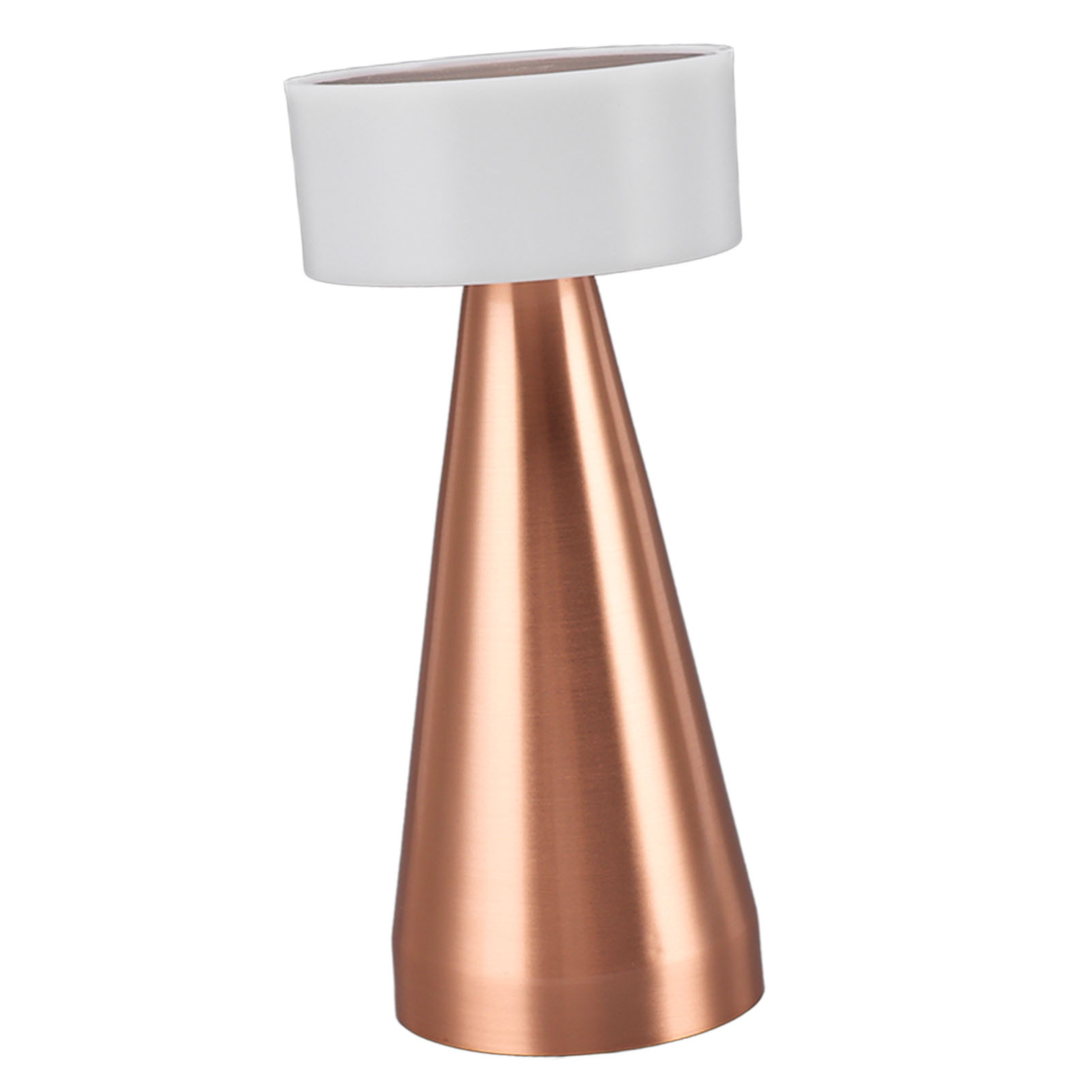 Tragbare Led-tischleuchte, 3 Farbtemperaturen, Stufenloses Dimmen, 1800-mah-akku, Nachtlicht, Roségold