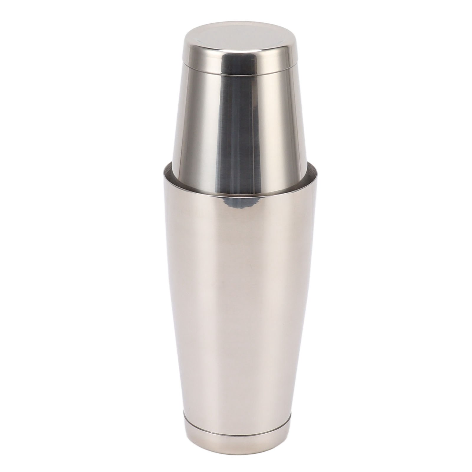Cocktailshaker Aus Edelstahl 304, 2-teilig, Barmixer, Weinglas, Spiegelnde Oberfläche, Bodenbecher