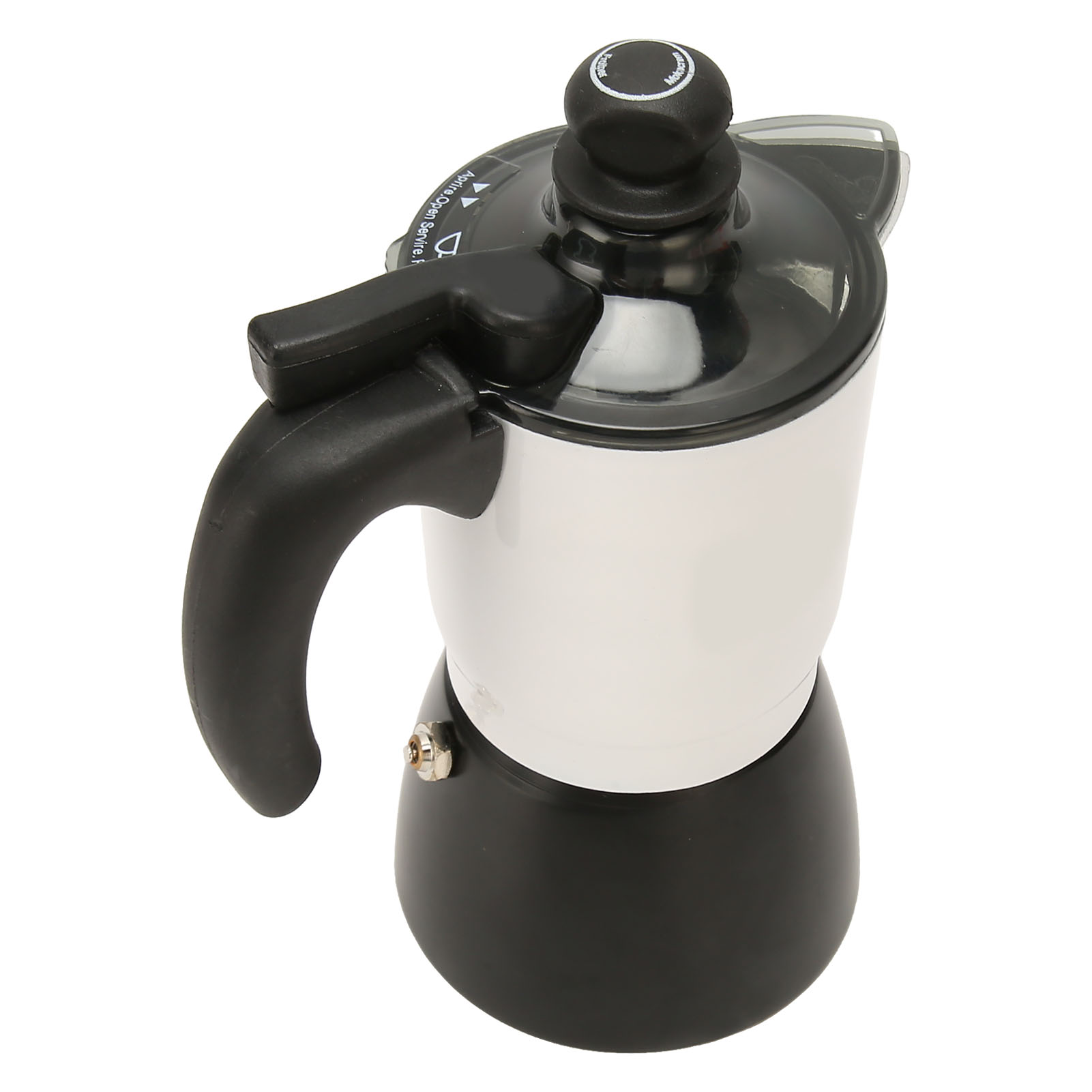 150 Ml Moka-kanne Küchenkaffeemaschine Zur Zubereitung Von Echtem Italienischem Kaffee, Aluminium-moka-kanne, 3 Tassen, Für Den Hausgebrauch