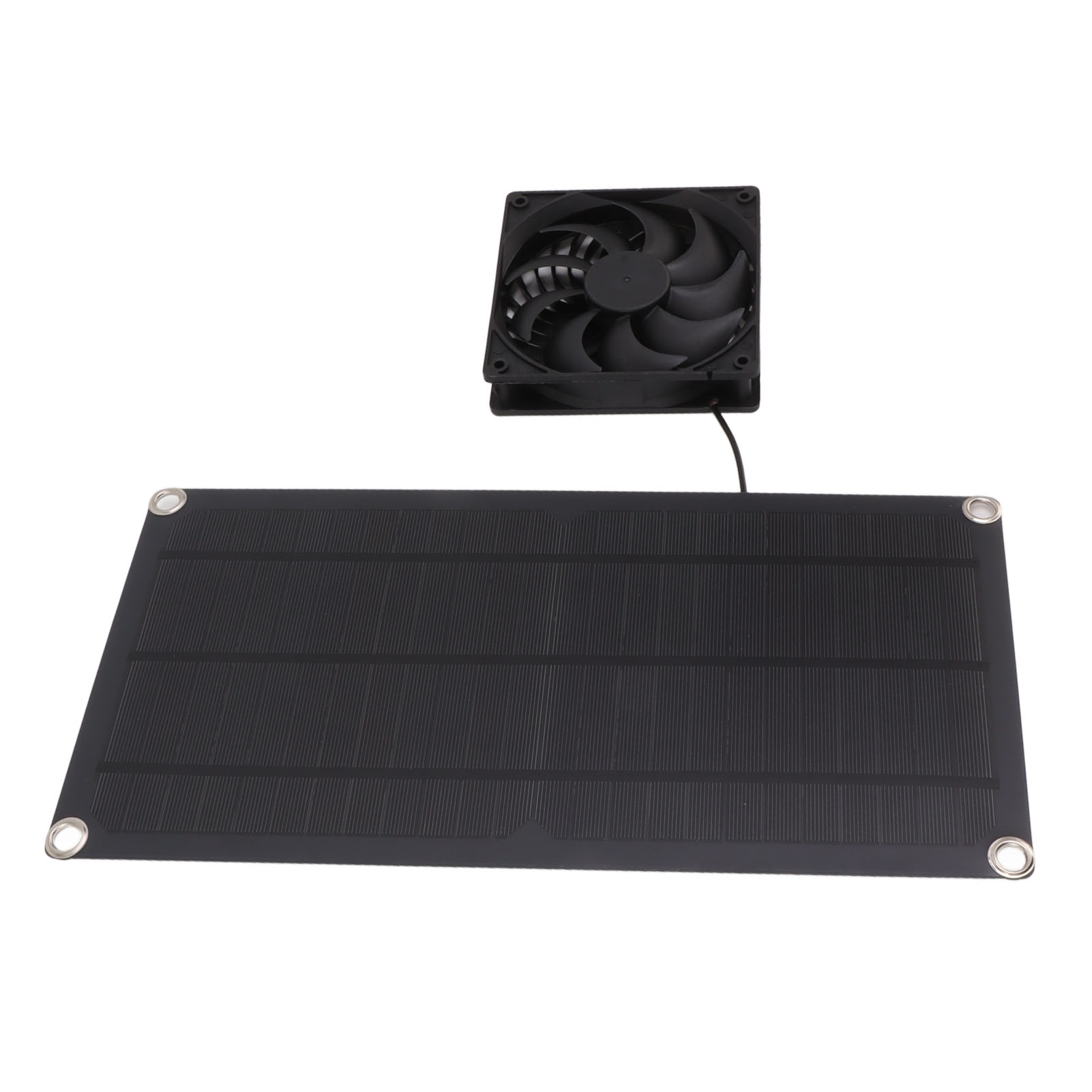 Solarbetriebener, Tragbarer Monokristalliner Siliziumlüfter, 10 W, Ip65 Wasserdicht, Für 18-v-camper