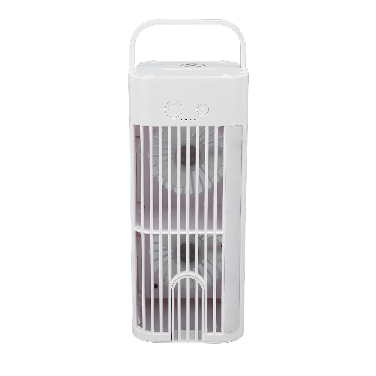 Tischklimaanlage, Hervorragende Kühlleistung, Nachtlicht, Tragbare Klimaanlage, Ventilator Für Zuhause, Studentenwohnheime, Büros, Ohne Sprühfunktion (1200 Mah) / 8,5 Cm X 8,5 Cm X 19,8 Cm / 3,3 X 3,3