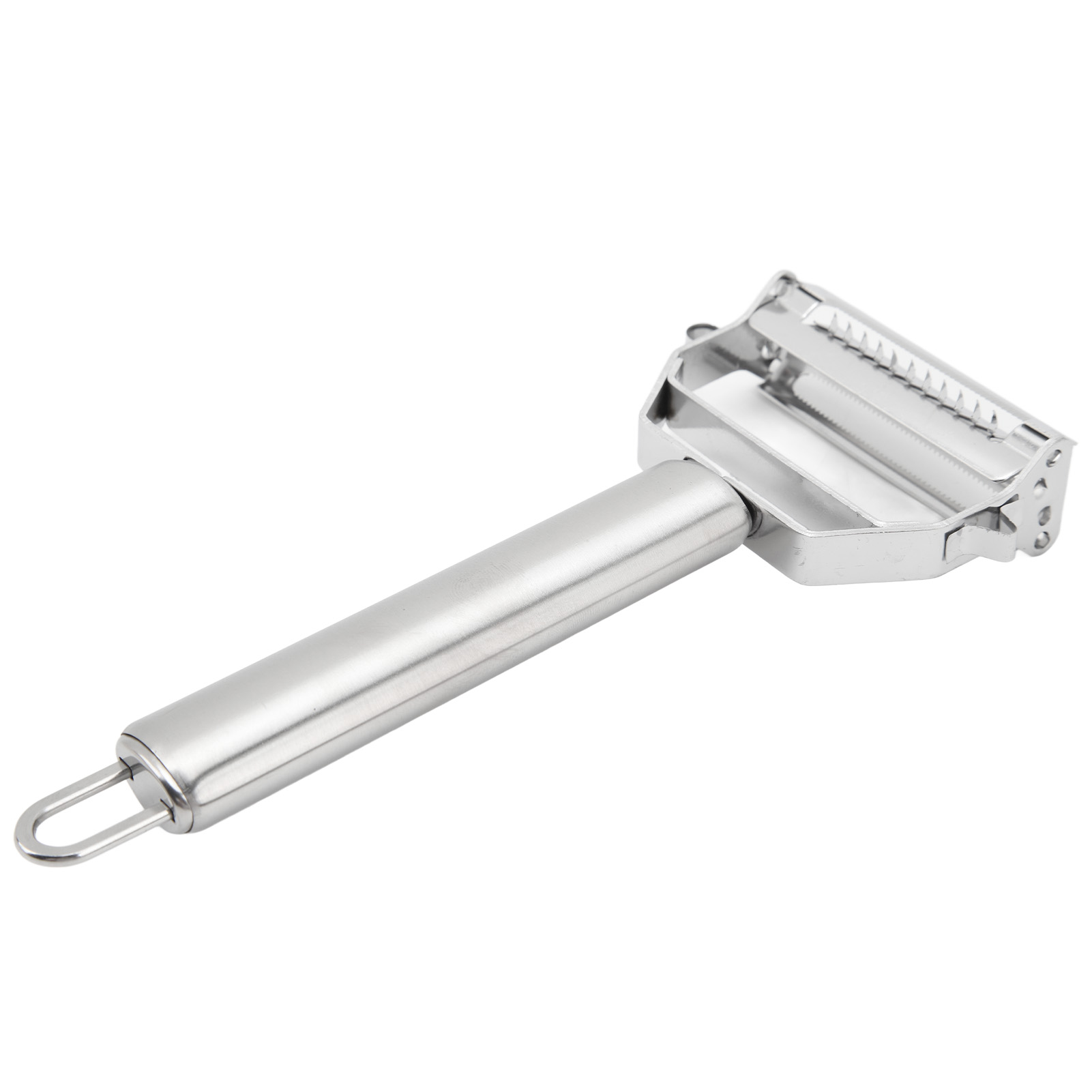 2-in-1 Julienne-schäler Und Reibe Aus Edelstahl Für Karotten, Kartoffeln, Melonen, Gemüse Und Obst